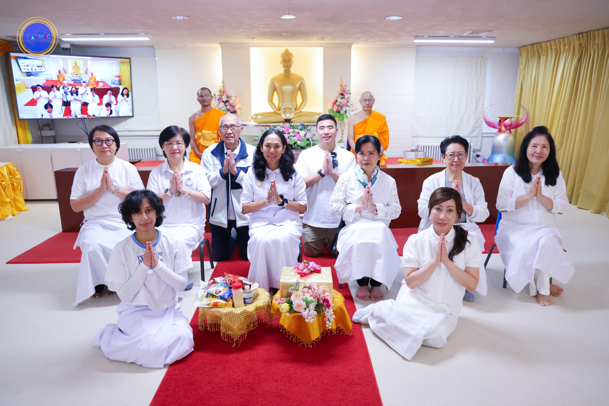 วัดพระธรรมกายดีซี จัดกิจกรรมงานบุญวันอาทิตย์