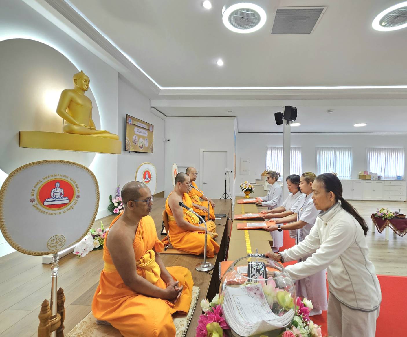วัดพระธรรมกายแวนคูเวอร์ จัดกิจกรรมงานบุญวันอาทิตย์