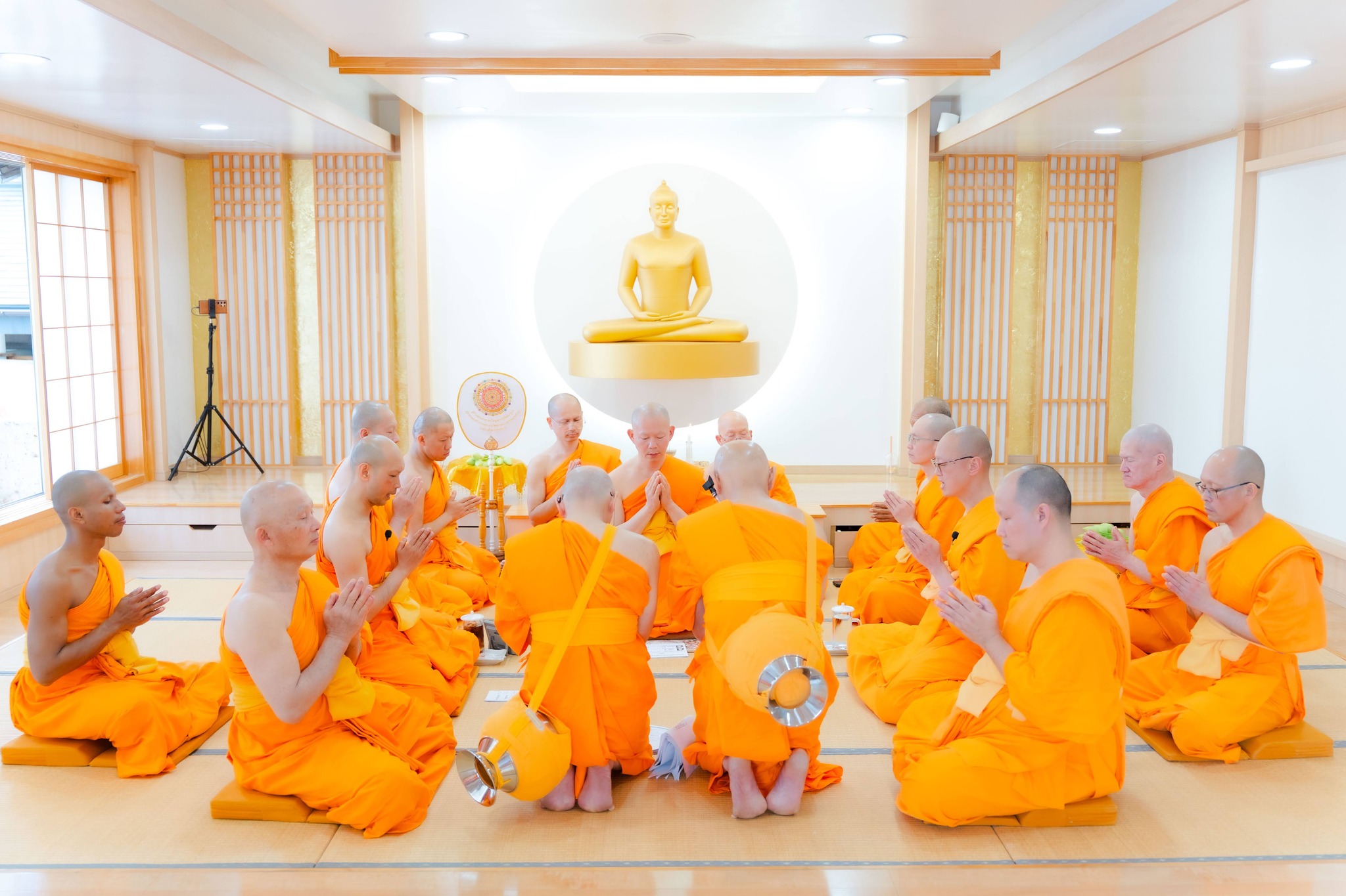 The Ordination Ceremony at Wat Phra Dhammakaya Tochigi