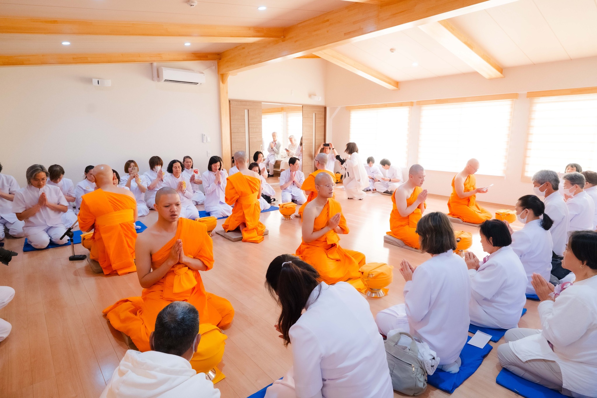 The Ordination Ceremony at Wat Phra Dhammakaya Tochigi