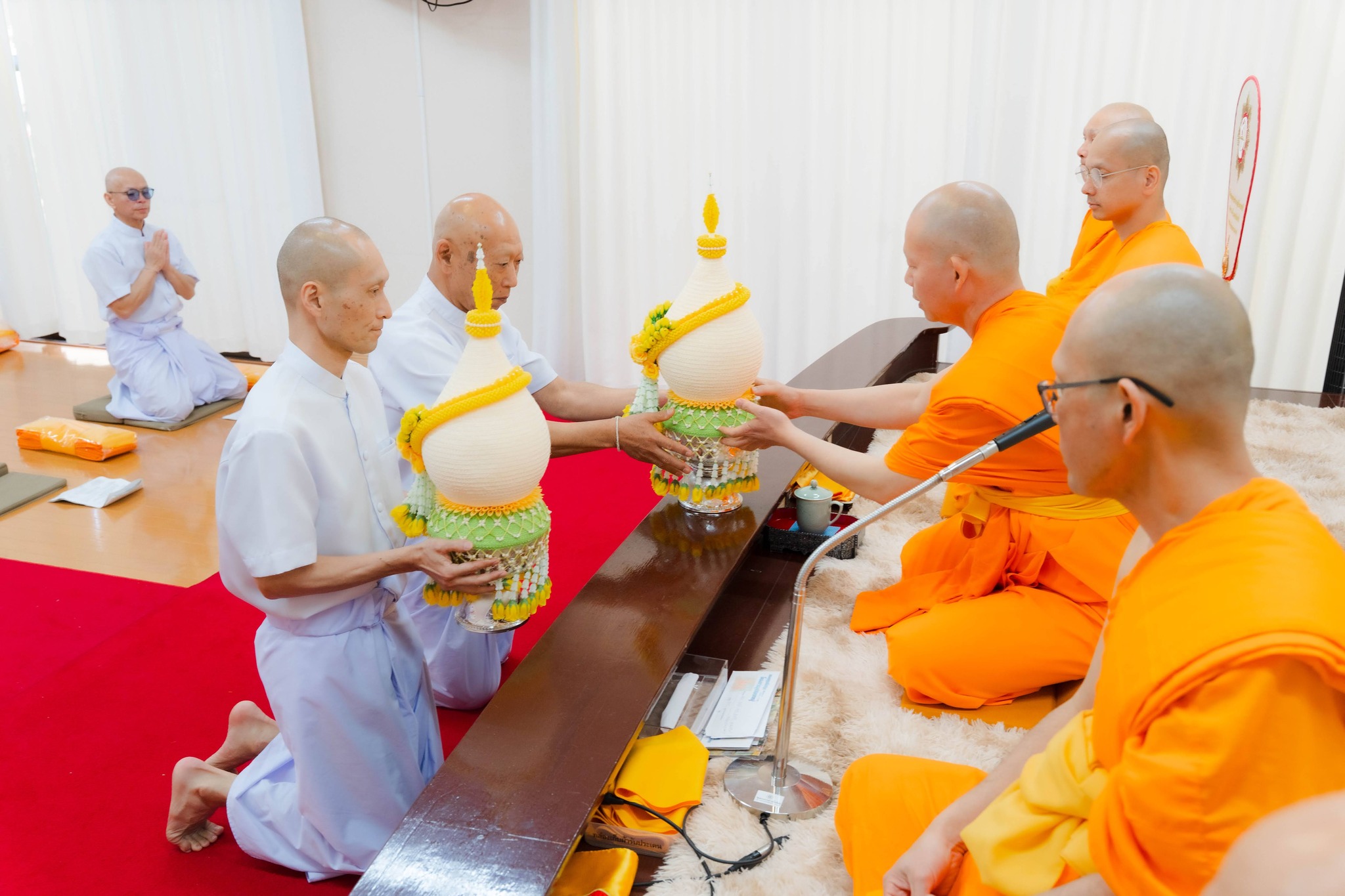 The Ordination Ceremony at Wat Phra Dhammakaya Tochigi