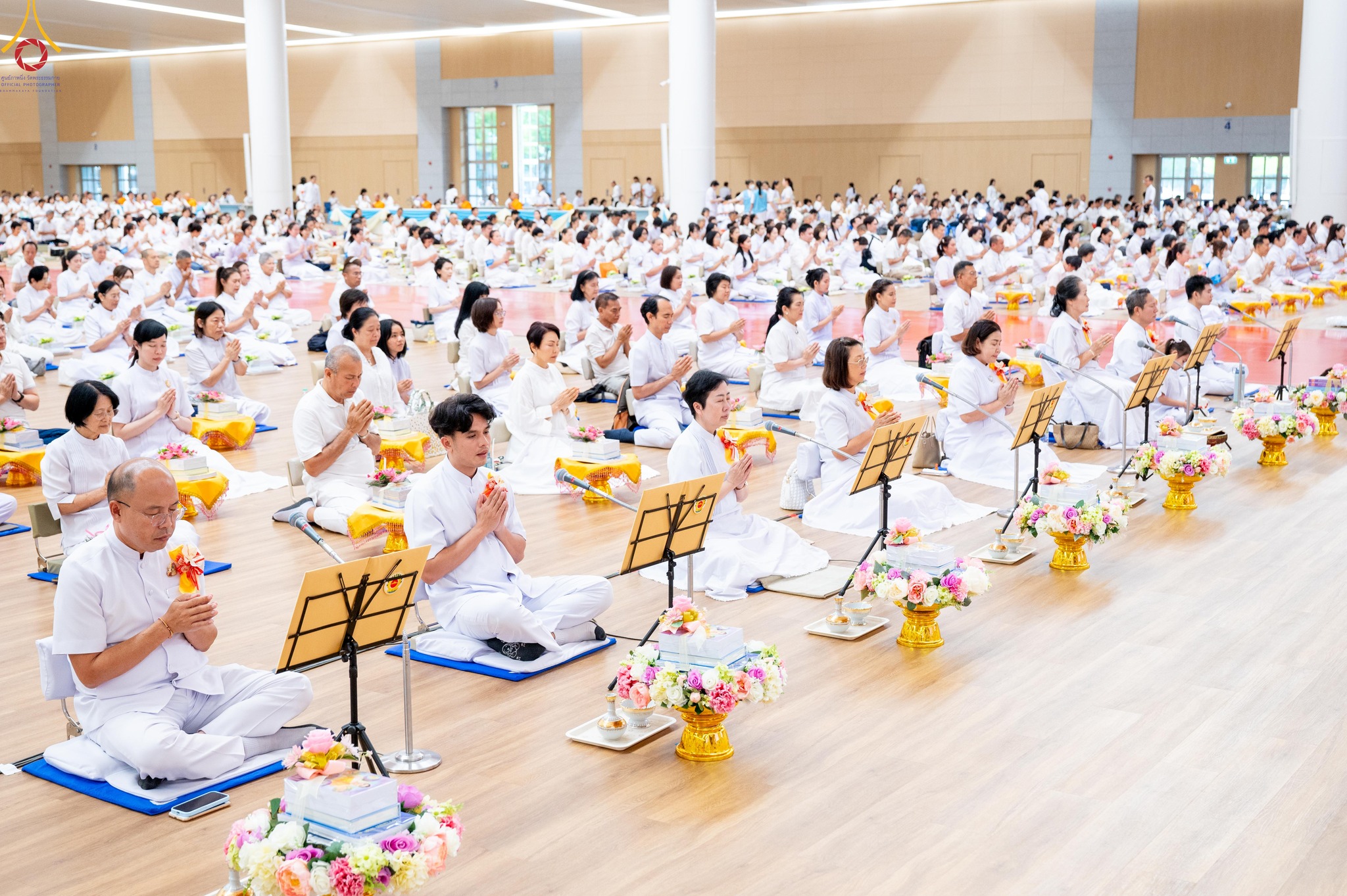 วัดพระธรรมกาย จัดพิธีร่วมบุญการศึกษาพระภิกษุ-สามเณร