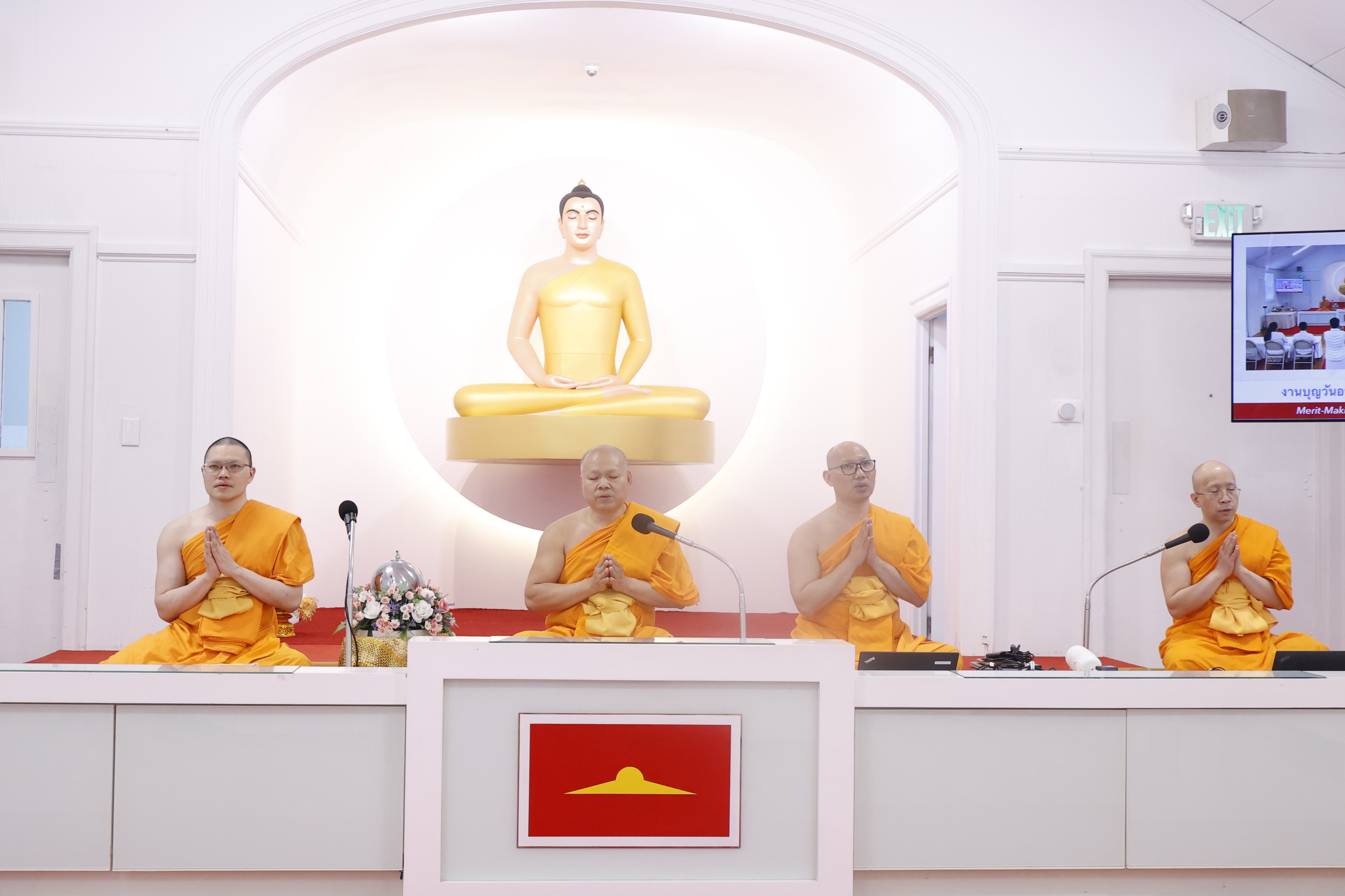 วัดพระธรรมกายบอสตัน จัดกิจกรรมงานบุญวันอาทิตย์