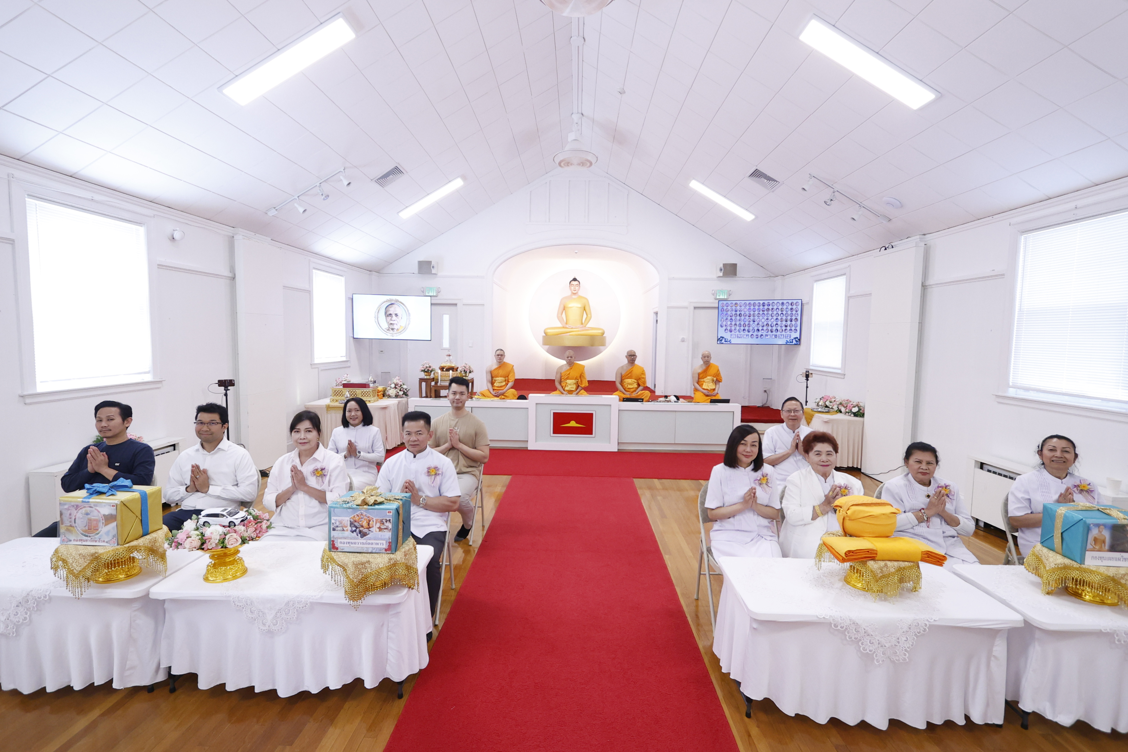 วัดพระธรรมกายบอสตัน จัดกิจกรรมงานบุญวันอาทิตย์