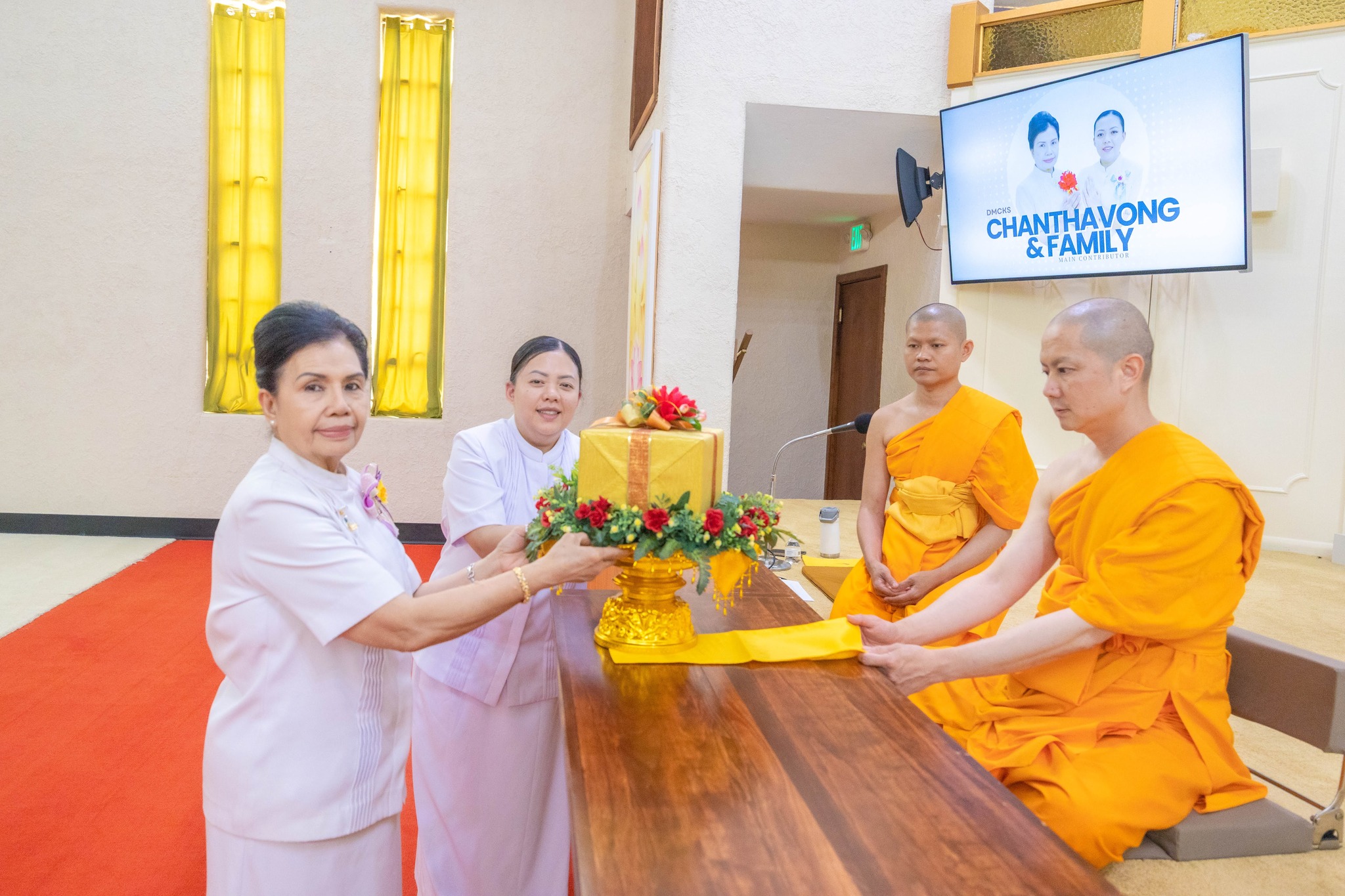 วัดพระธรรมกายแคนซัส จัดงานบุญวันอาทิตย์