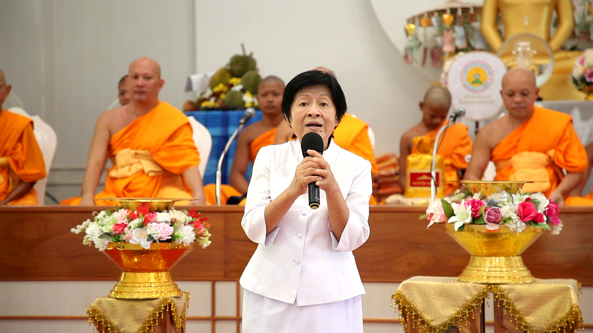 พิธีทอดผ้าป่าผลไม้ ณ ศูนย์อบรมเยาวชนเขาชะเมาแดนธรรมระยอง