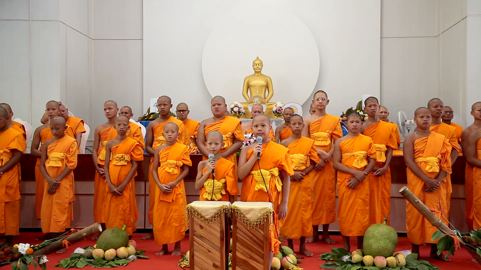 พิธีทอดผ้าป่าผลไม้ ณ ศูนย์อบรมเยาวชนเขาชะเมาแดนธรรมระยอง
