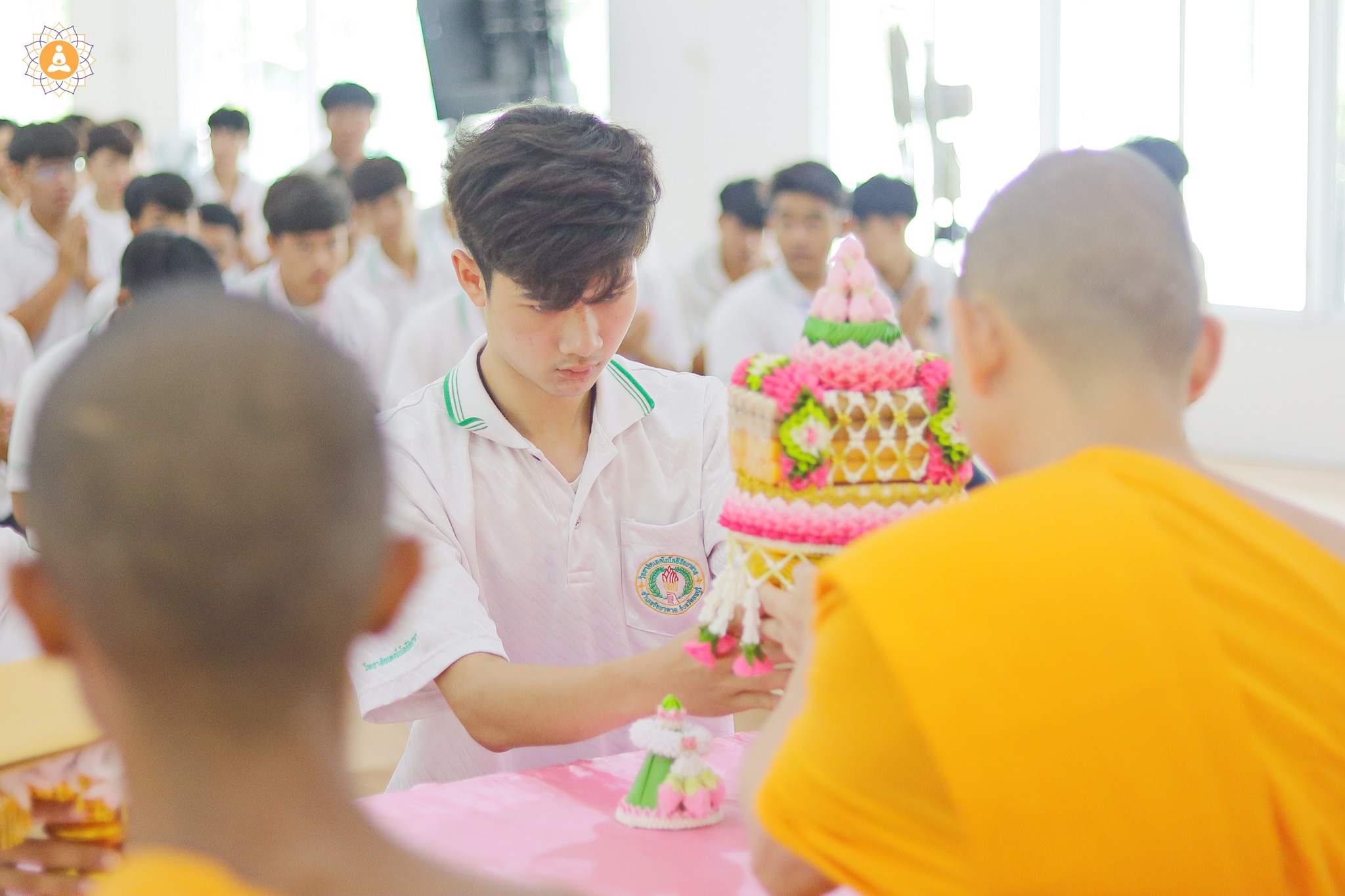 วิทยาลัยเทคโนโลยีชัยบาดาล นำนักศึกษาคณะช่างอุตสาหกรรม เข้าร่วมอบรมคุณธรรม จริยธรรม
