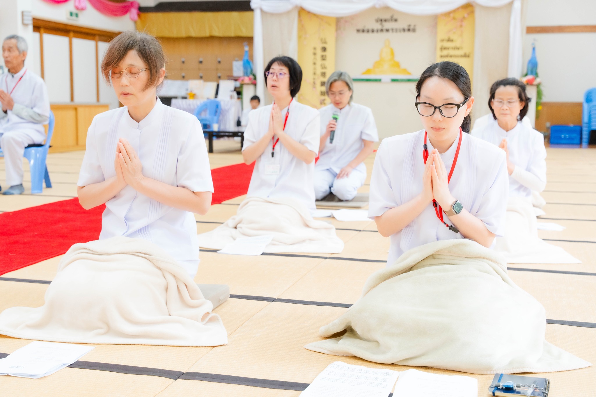 วัดป่าธรรมกายนานาชาติโทชิหงิ และวัดพระธรรมกายโทชิหงิ จัดพิธีบวชอุบาสกแก้ว-อุบาสิกาแก้ว