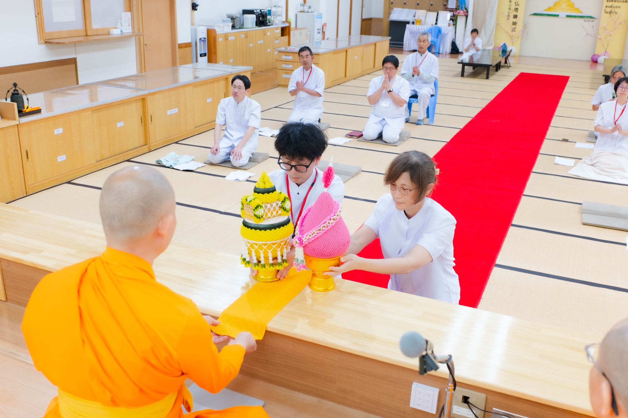 วัดป่าธรรมกายนานาชาติโทชิหงิ และวัดพระธรรมกายโทชิหงิ จัดพิธีบวชอุบาสกแก้ว-อุบาสิกาแก้ว