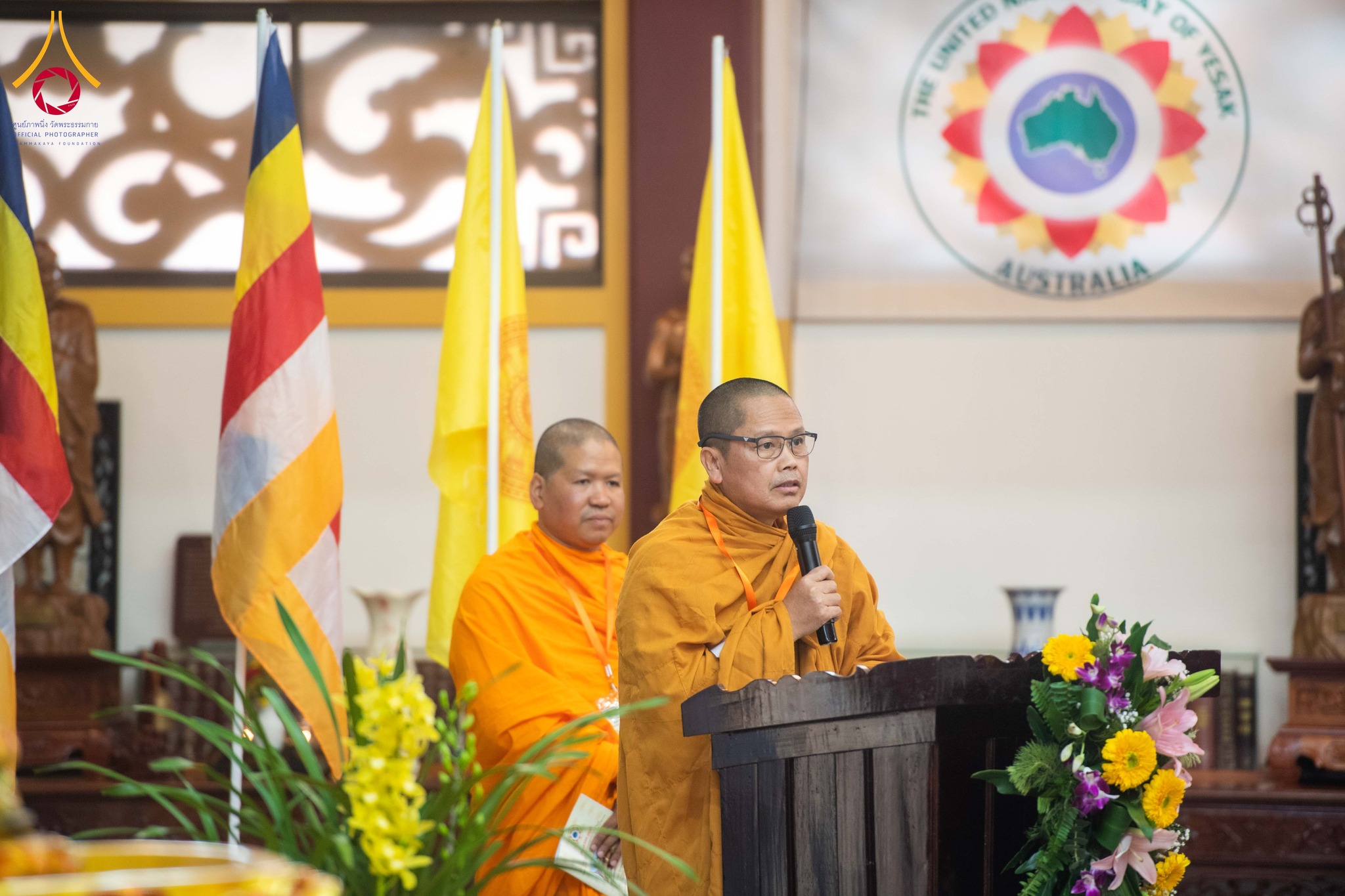 สหพันธ์พระพุทธศาสนาแห่งออสเตรเลีย ร่วมกับภาคีเครือข่าย จัดพิธีเฉลิมฉลองวันวิสาขบูชาสากล ณ วัดมินกวาง