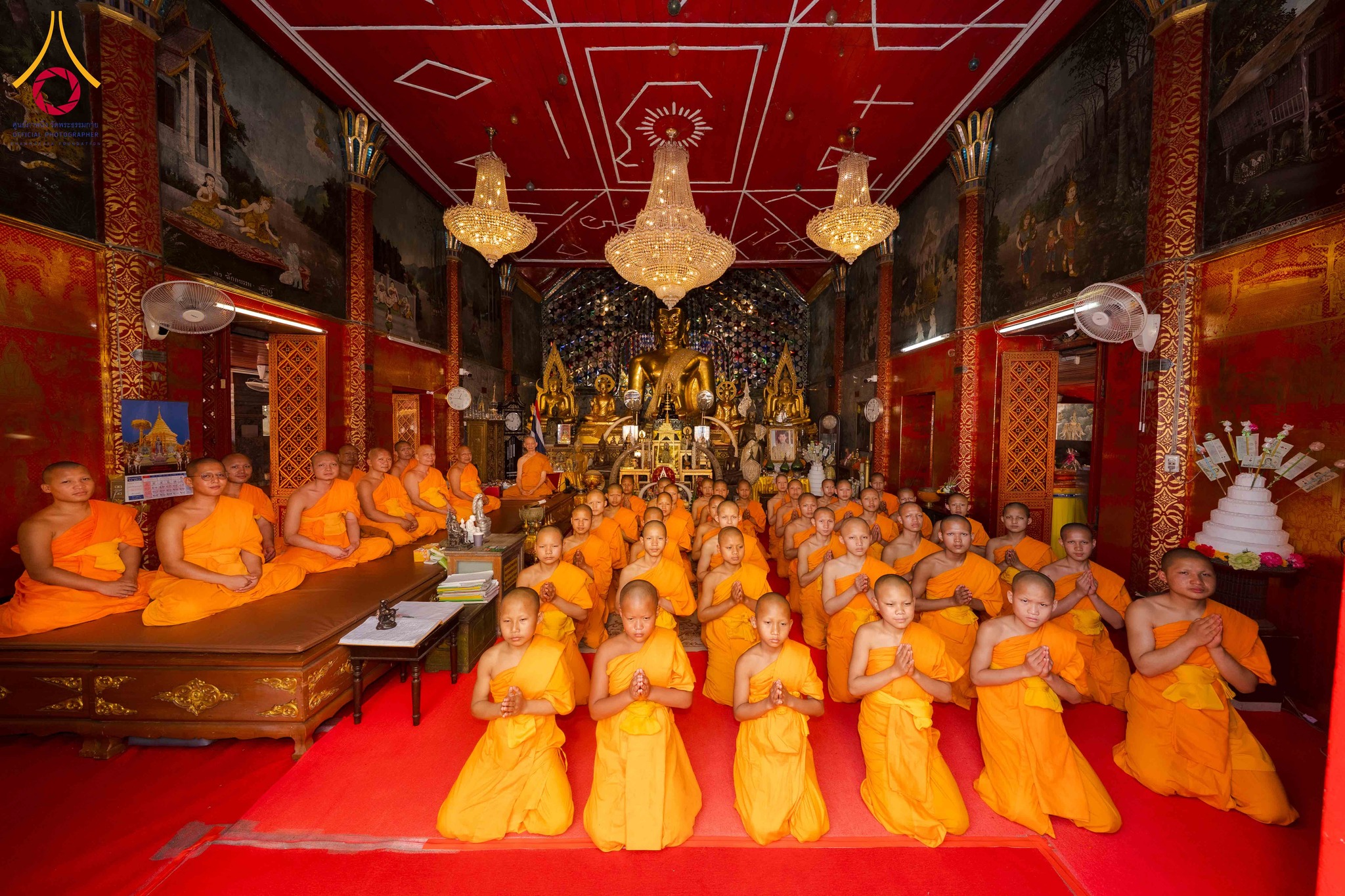 พระภิกษุ สามเณรวัดบ้านขุน จังหวัดเชียงใหม่ เดินธรรมยาตราฉลองแชมป์บาลี คณะสงฆ์หนเหนือ