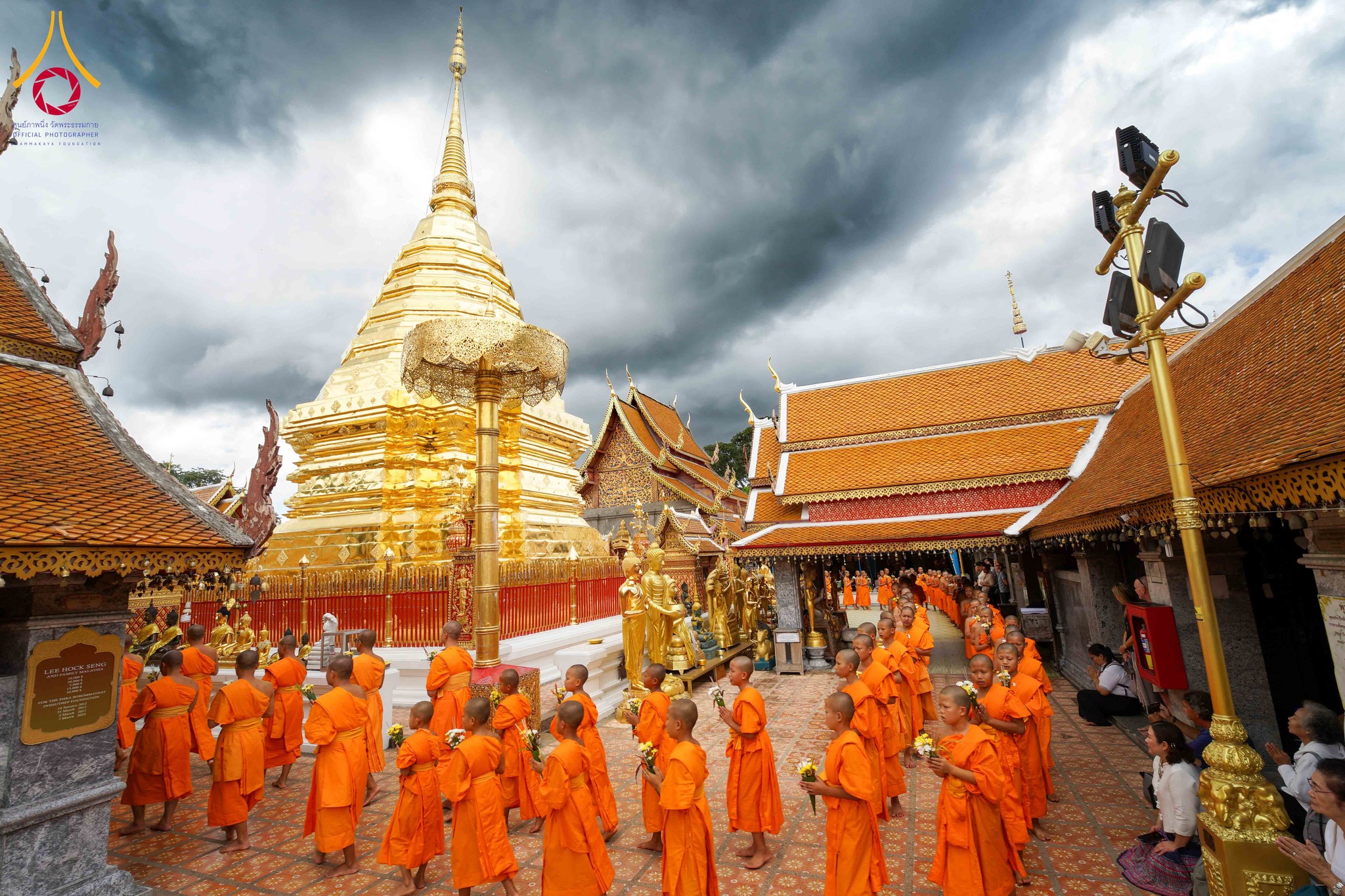 พระภิกษุ สามเณรวัดบ้านขุน จังหวัดเชียงใหม่ เดินธรรมยาตราฉลองแชมป์บาลี คณะสงฆ์หนเหนือ
