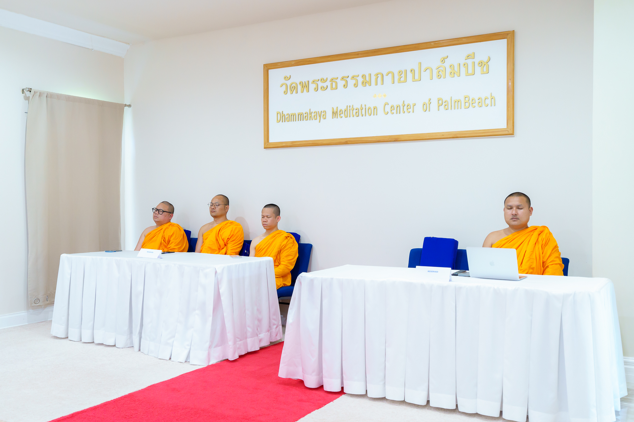 วัดพระธรรมกายปาล์มบีช จัดปฏิบัติธรรม “Mindful Relaxation”