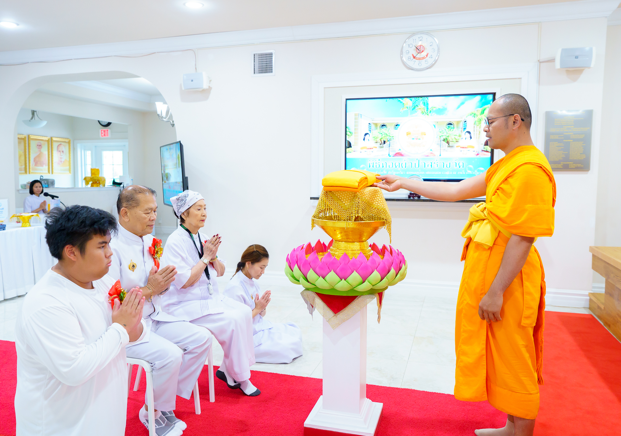 วัดพระธรรมกายปาล์มบีช จัดกิจกรรมงานบุญวันอาทิตย์
