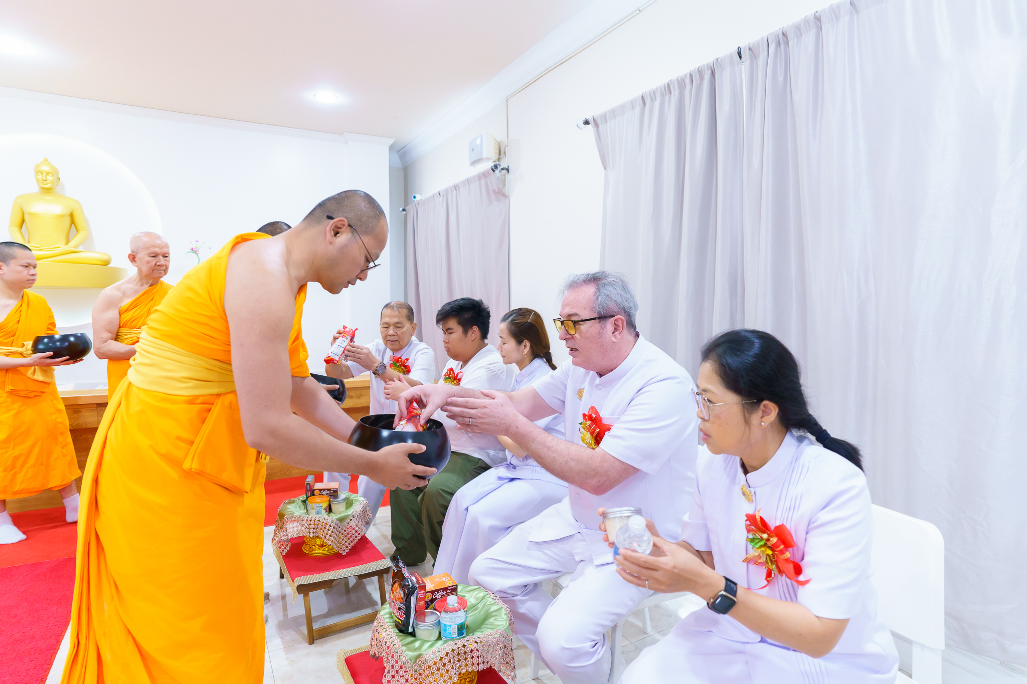 วัดพระธรรมกายปาล์มบีช จัดกิจกรรมงานบุญวันอาทิตย์