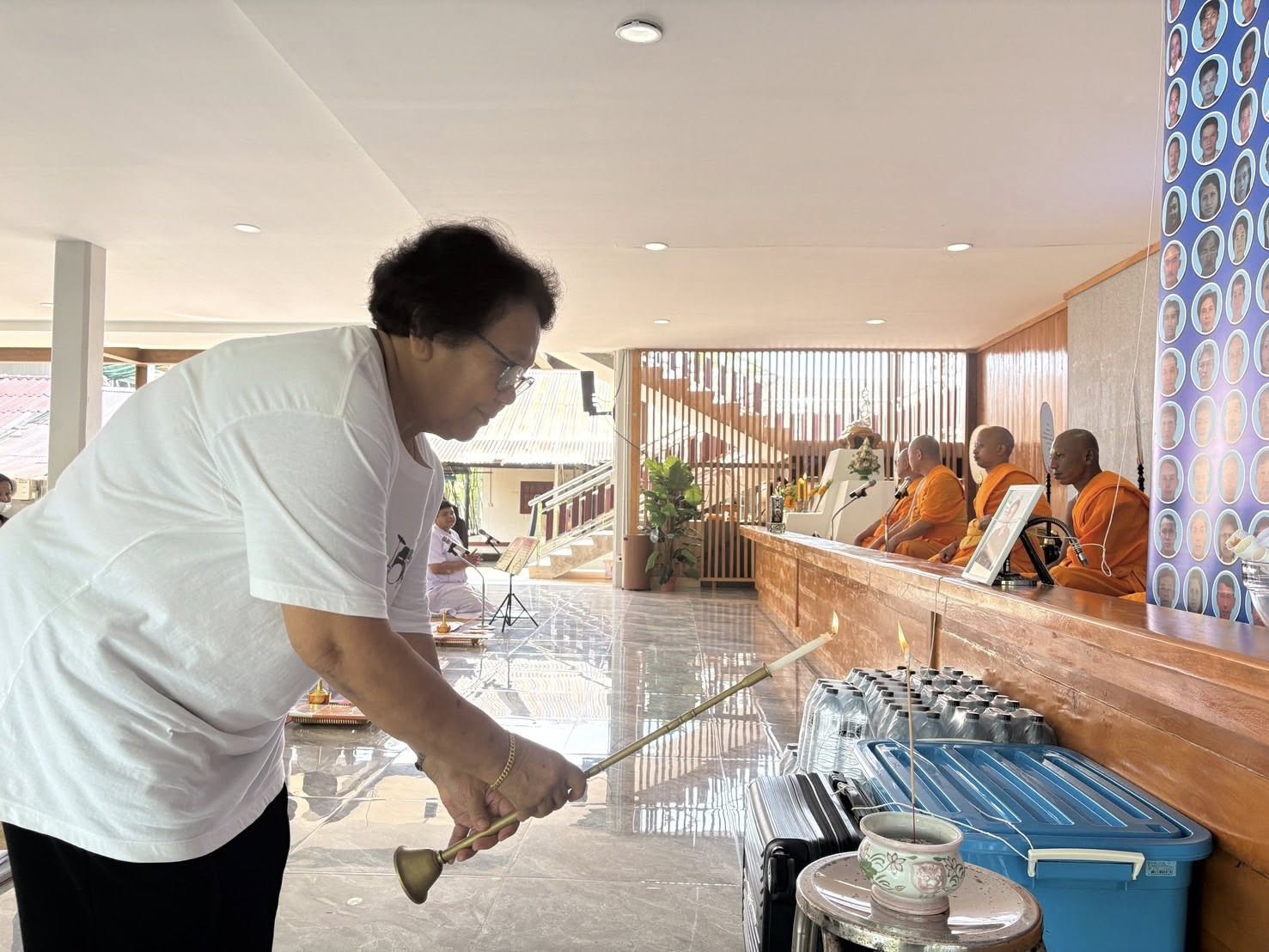 ที่พักสงฆ์บ้านร่มเย็น จัดพิธีบุพเปตพลี