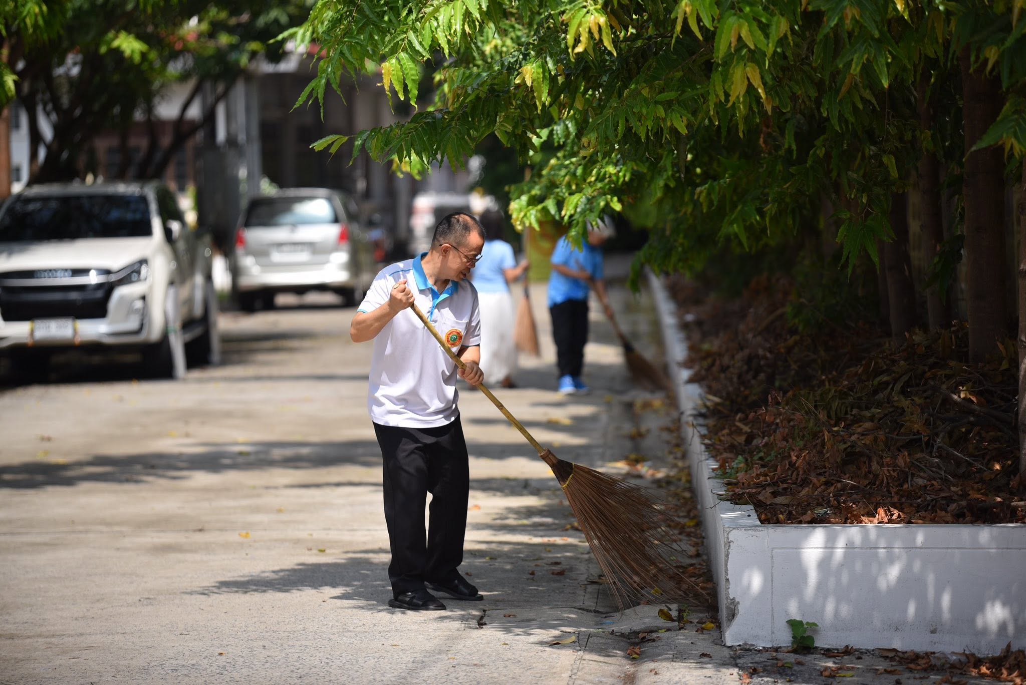 เครือข่าย โครงการวัด ประชา รัฐ สร้างสุข จัดพิธีเจริญพระพุทธมนต์ และ Big Cleaning Day เฉลิมพระเกียรติสมเด็จพระราชินี