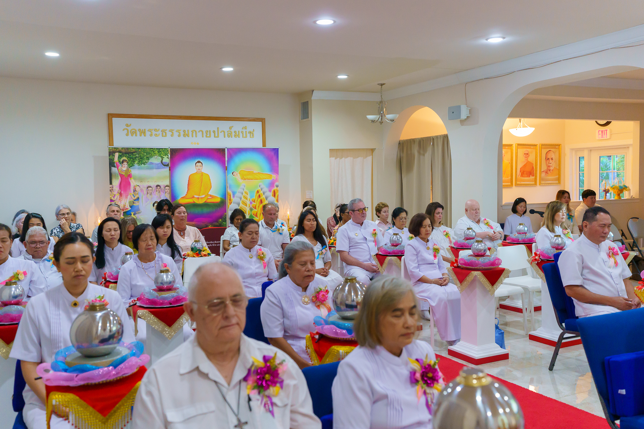 วัดพระธรรมกายปาล์มบีช จัดงานวันวิสาขบูชา