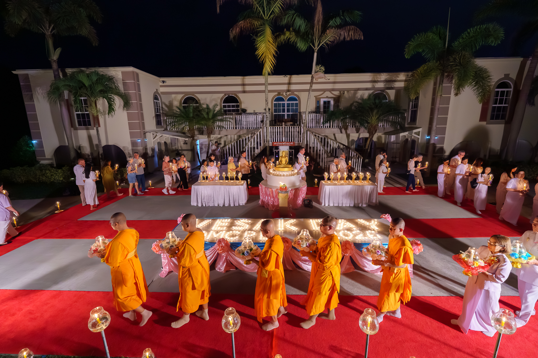 วัดพระธรรมกายปาล์มบีช จัดงานวันวิสาขบูชา