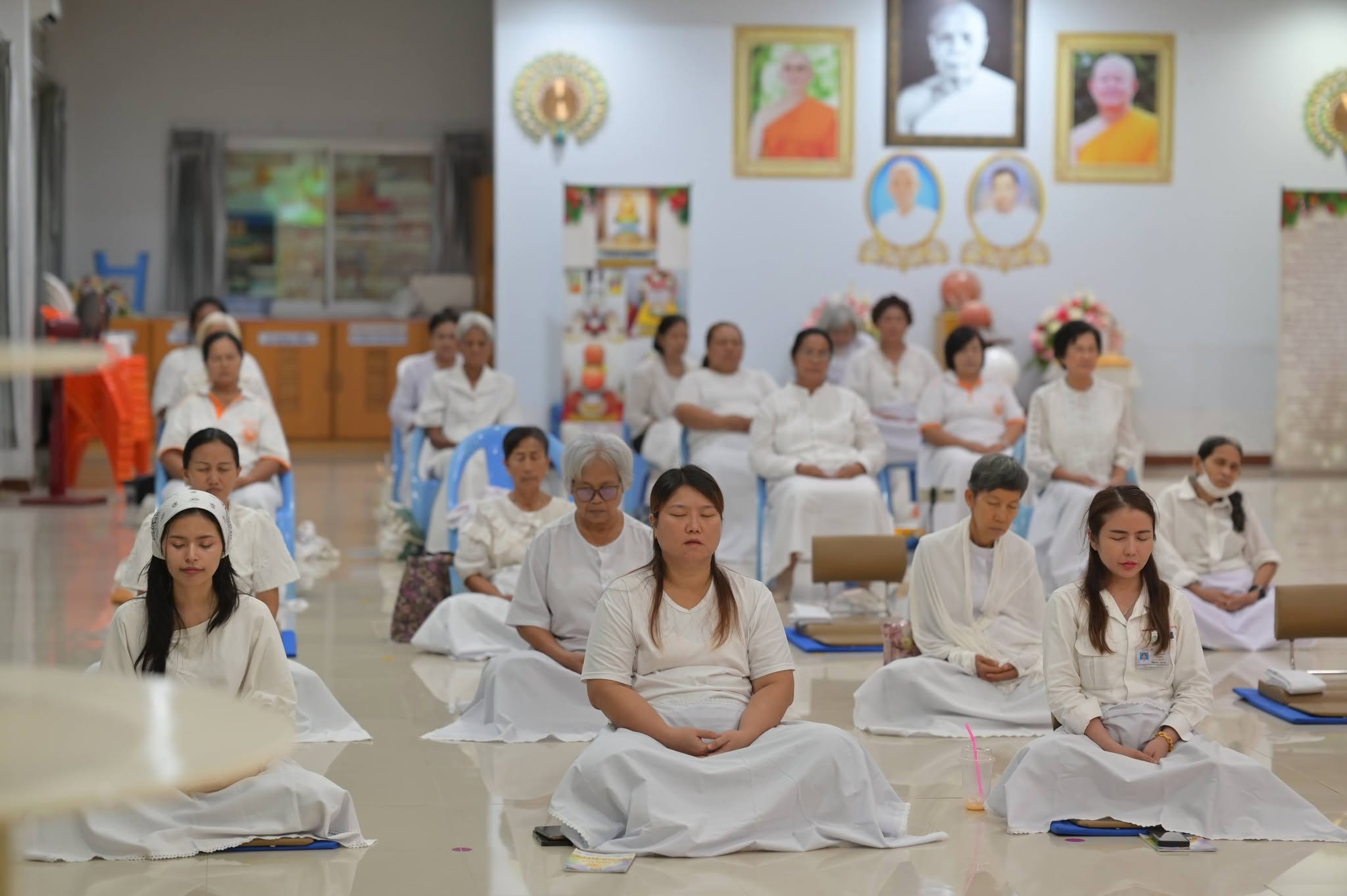 ศูนย์ปฏิบัติธรรมพนมสารคาม จัดกิจกรรมปฏิบัติธรรมประจำสัปดาห์