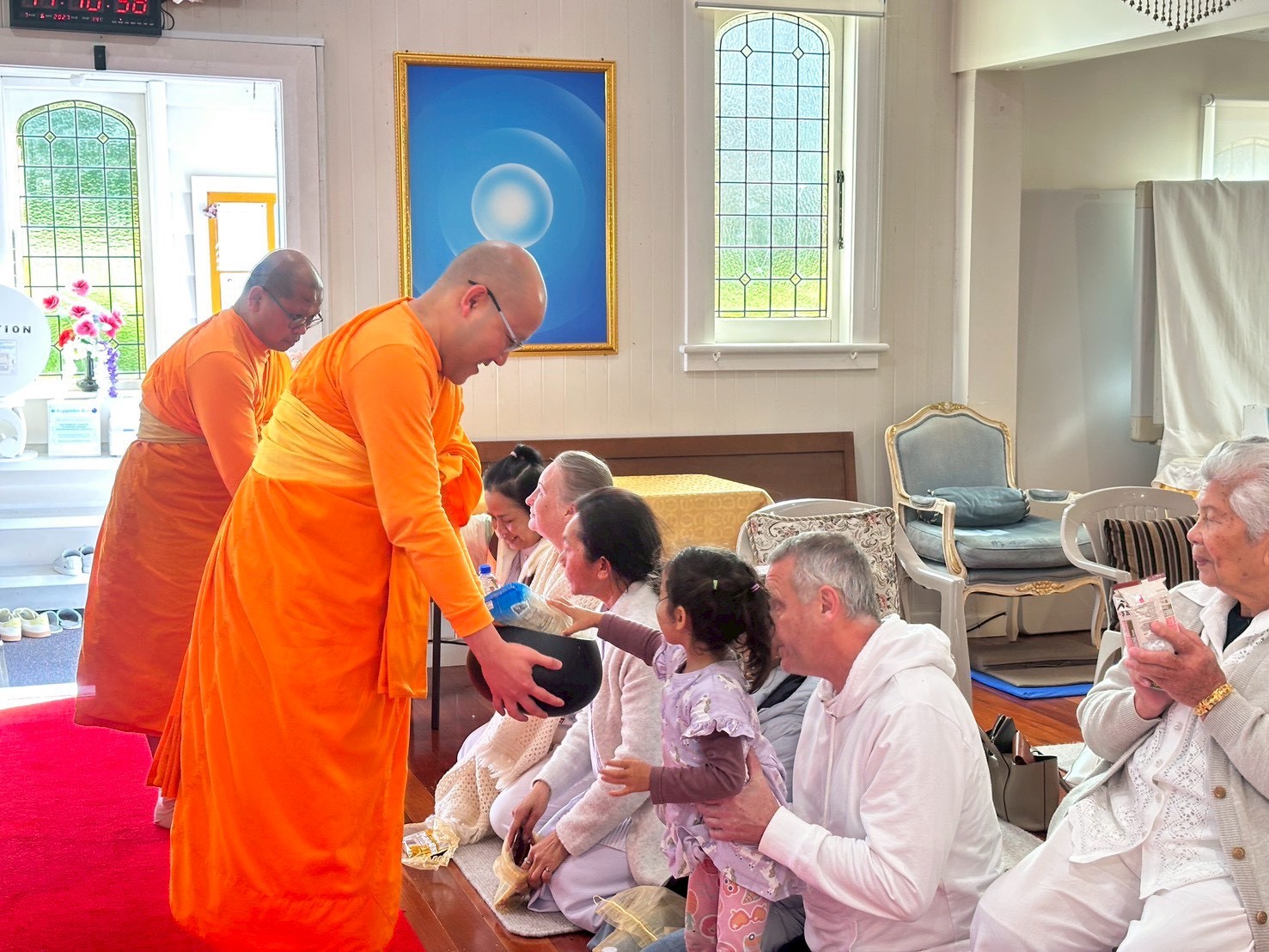 วัดพระธรรมกายโอ๊คแลนด์ จัดงานบุญบูชาข้าวพระ