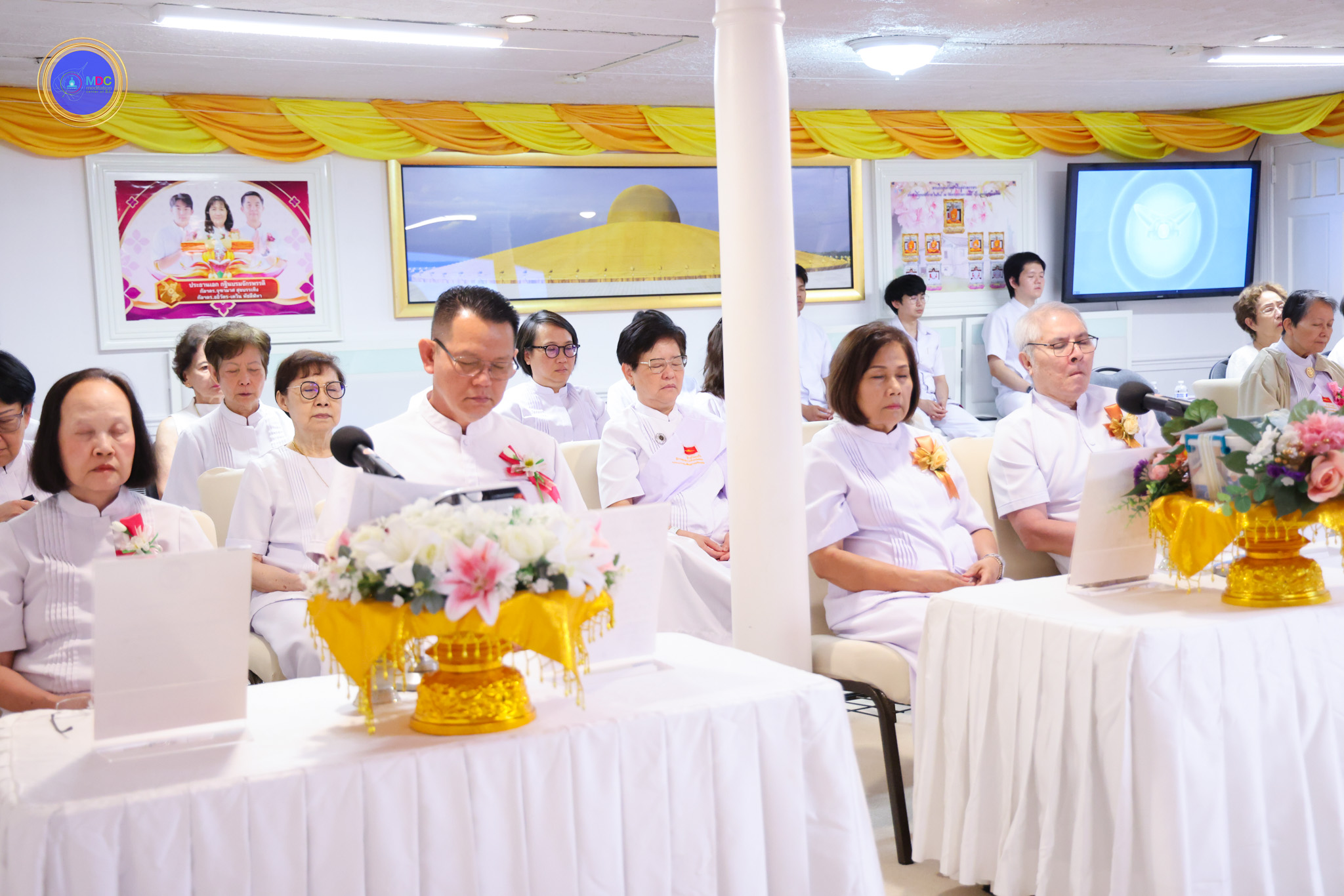 วัดพระธรรมกายดีซี จัดงานบุญบูชาข้าวพระ