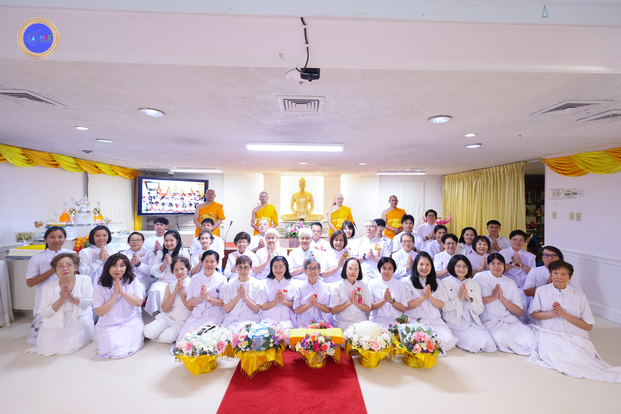 วัดพระธรรมกายดีซี จัดงานบุญบูชาข้าวพระ