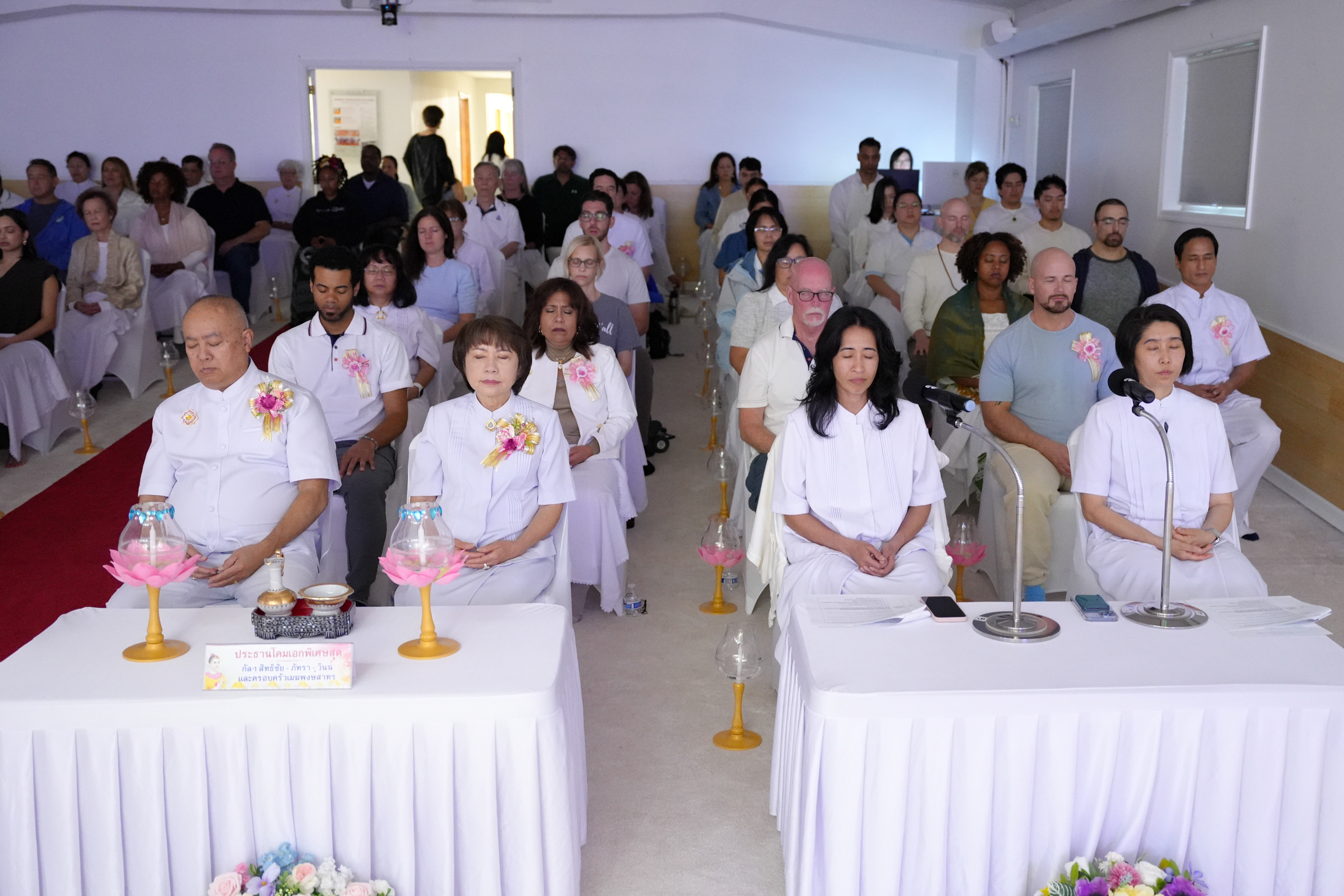 วัดพระธรรมกายจอร์เจีย จัดงานบุญวันวิสาขบูชา