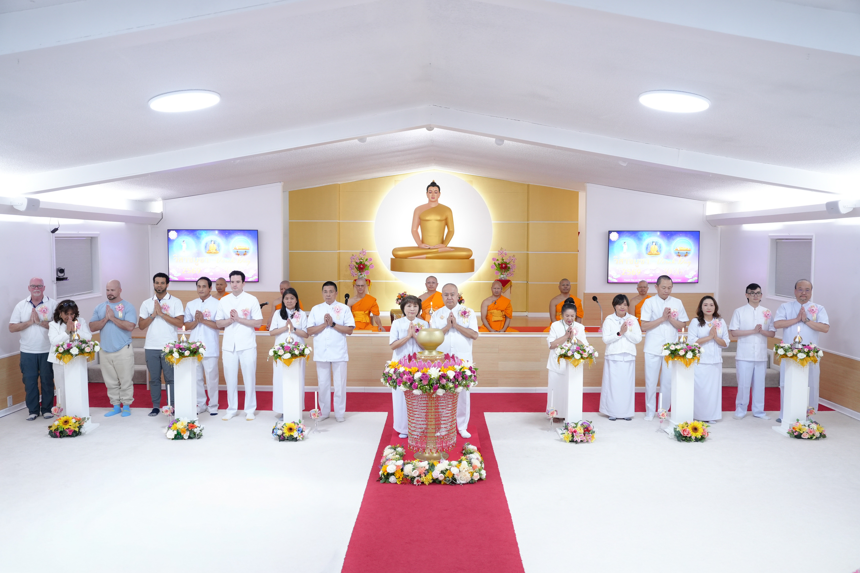 วัดพระธรรมกายจอร์เจีย จัดงานบุญวันวิสาขบูชา