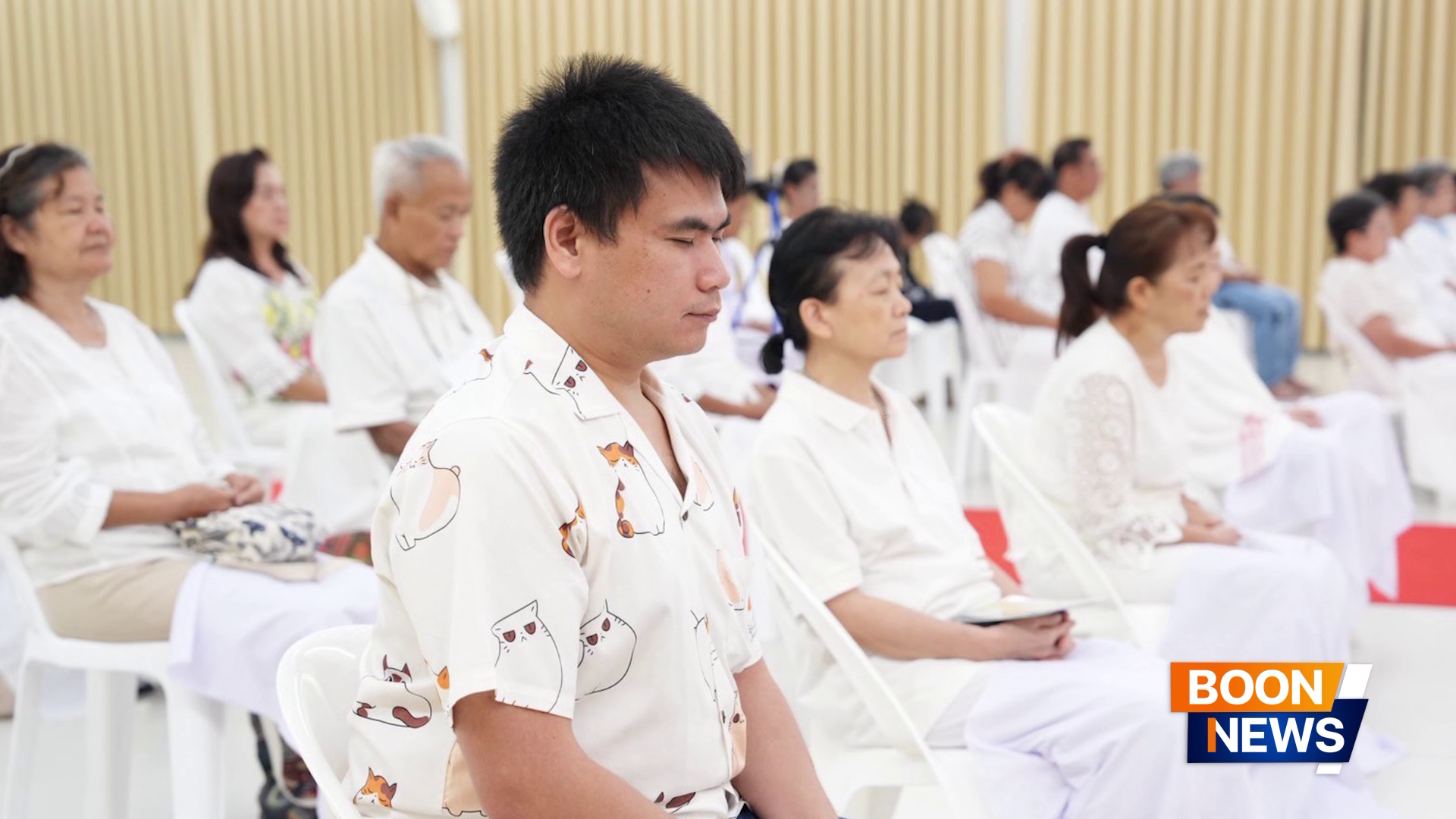 ศูนย์ปฏิบัติธรรมน้ำใสใจสว่าง จัดปฏิบัติธรรมและสวดมนต์ทุกวันศุกร์