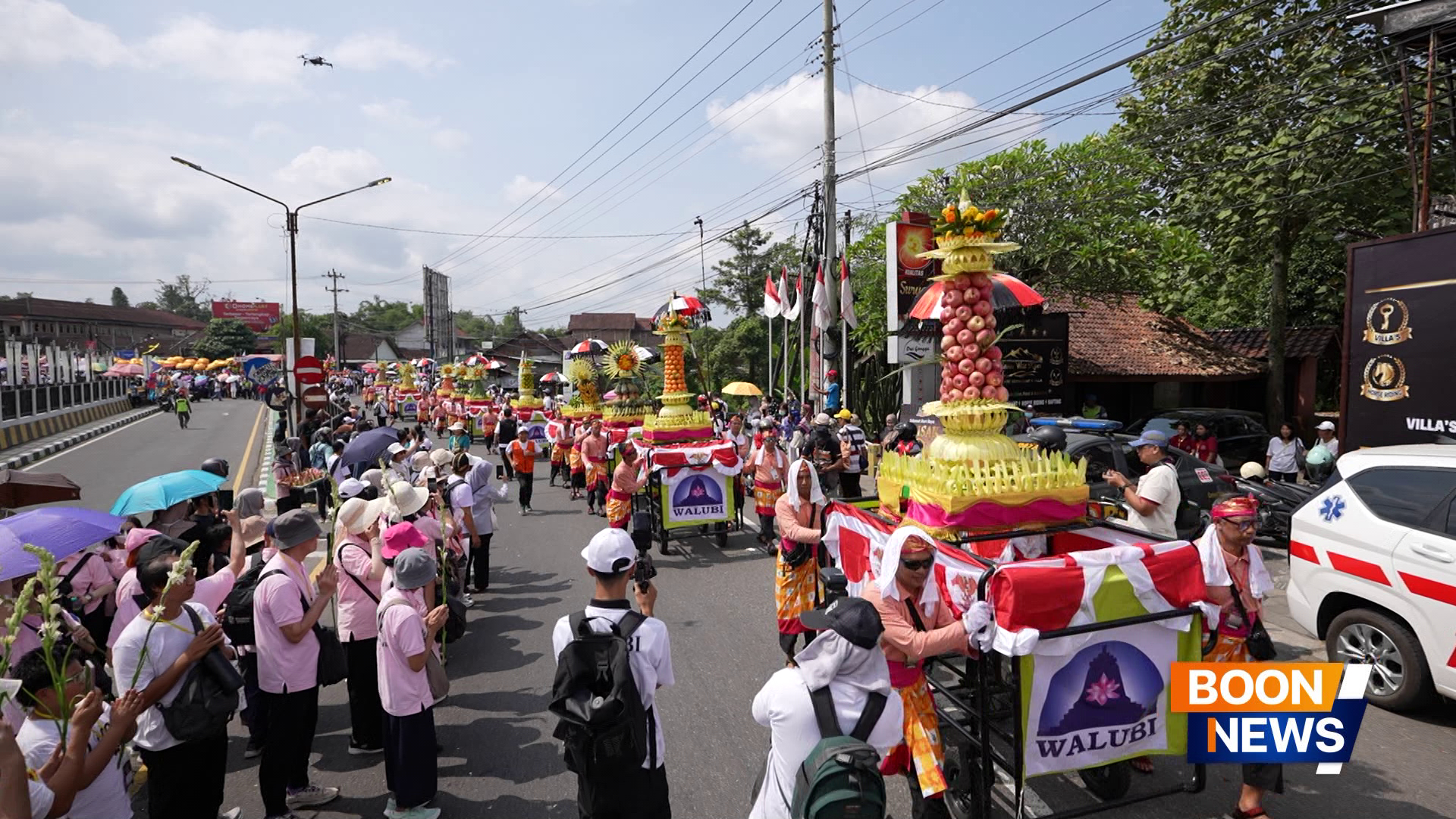 วันวิสาขบูชาโลก ณ พระมหาเจดีย์บุโรพุทโธ ประเทศอินโดนีเซีย
