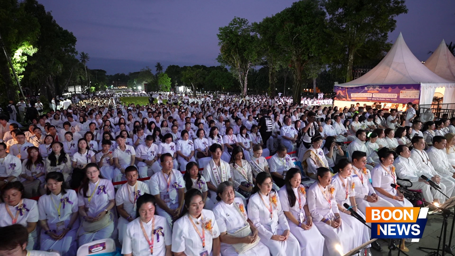วันวิสาขบูชาโลก ณ พระมหาเจดีย์บุโรพุทโธ ประเทศอินโดนีเซีย