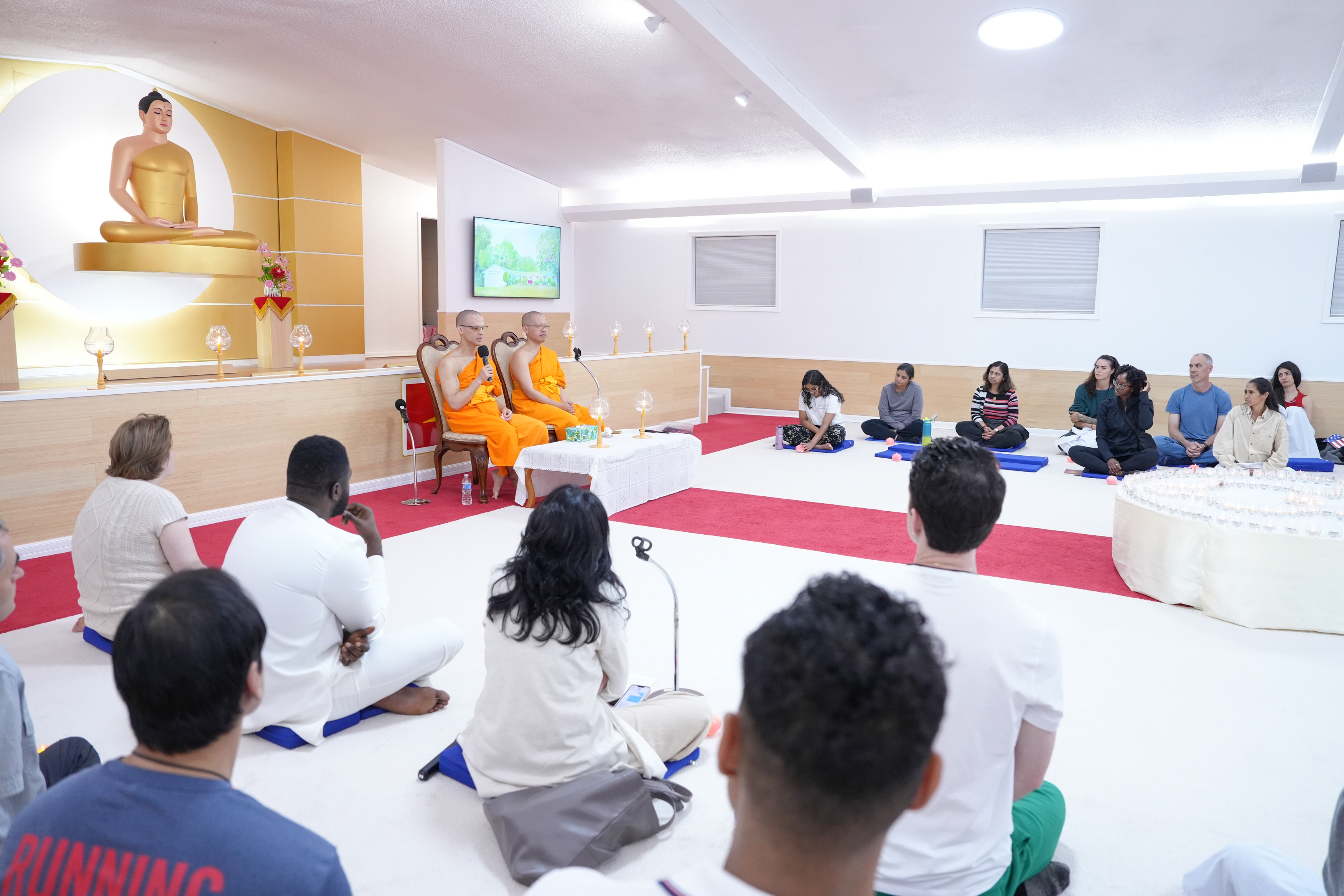 วัดพระธรรมกายจอร์เจีย จัดกิจกรรมนั่งสมาธิสำหรับชาวท้องถิ่น