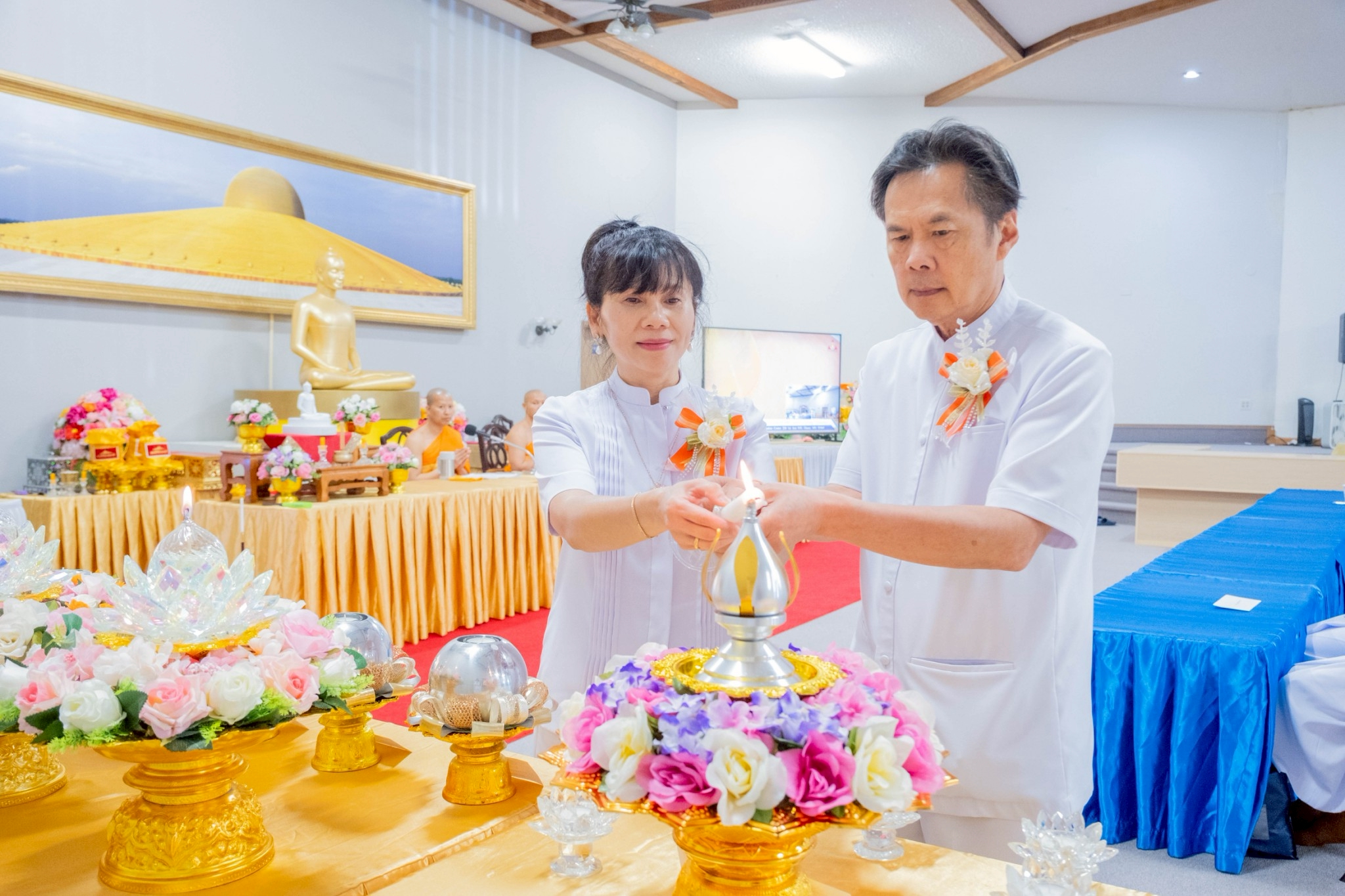 วัดพระธรรมกายมินเนโซตา จัดงานบุญวันอาทิตย์