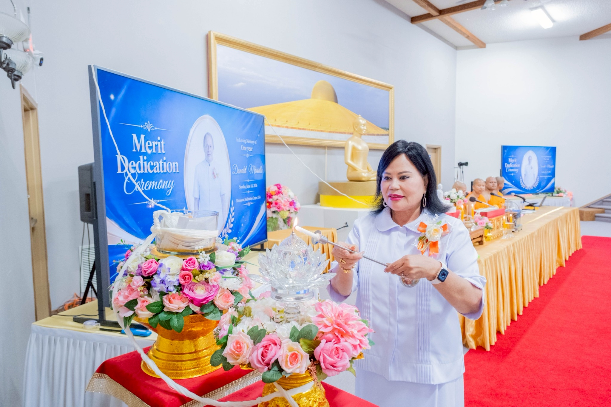 วัดพระธรรมกายมินเนโซตา จัดงานบุญวันอาทิตย์