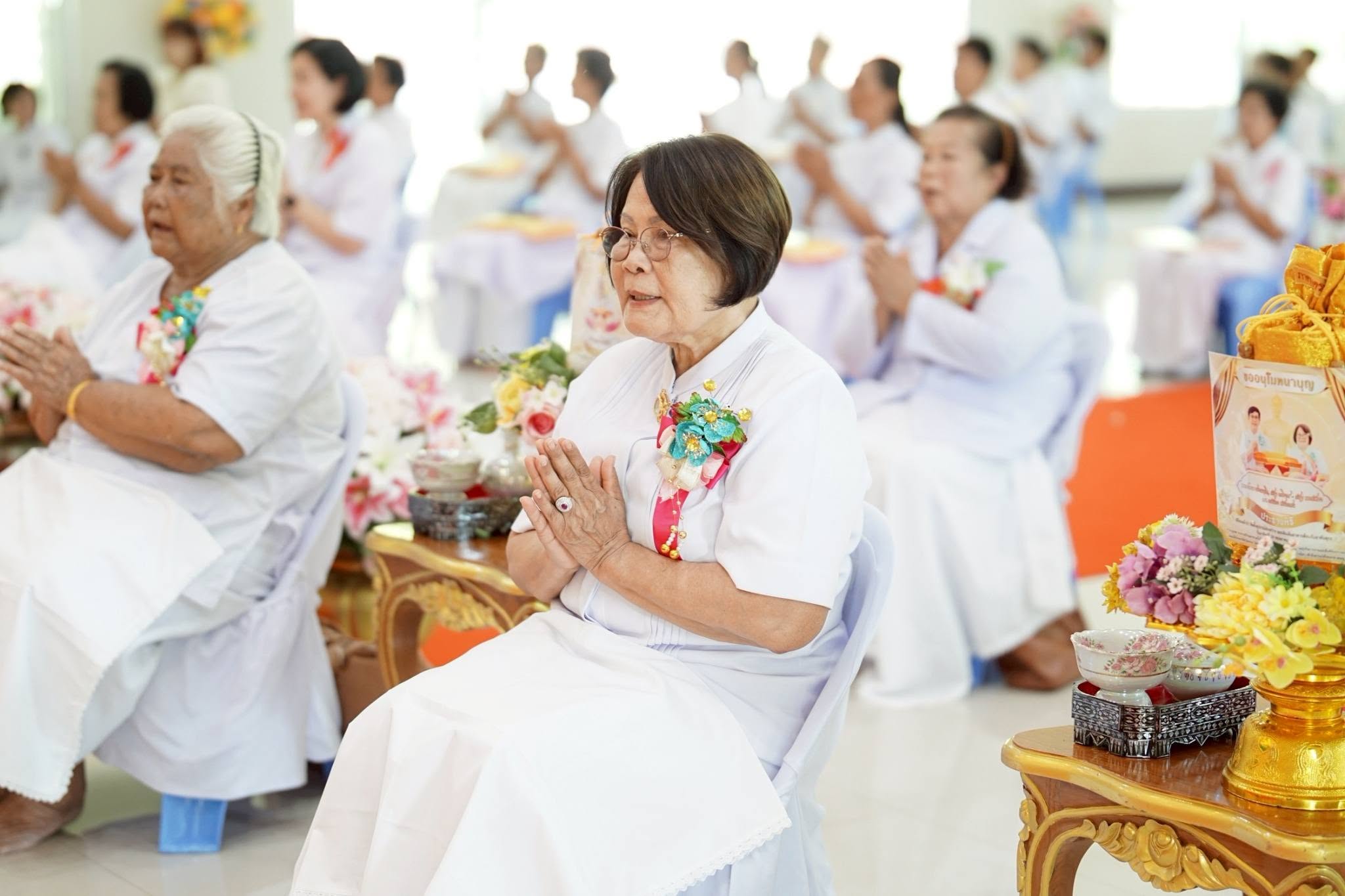 ธุดงคสถานบ้านหมี่ จัดพิธีทอดผ้าป่าสามัคคี