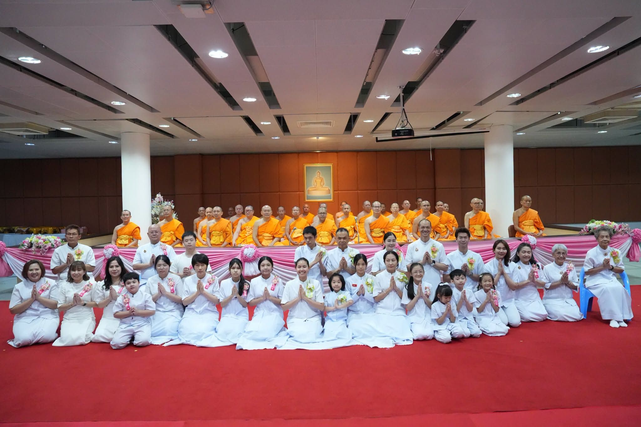 สโมสรซุปเปอร์คิดส์ จัดพิธีทอดผ้าป่าและถวายมหาสังฆทาน 100 รูป ครบรอบสโมสรซุปเปอร์คิดส์ ปีที่ 23
