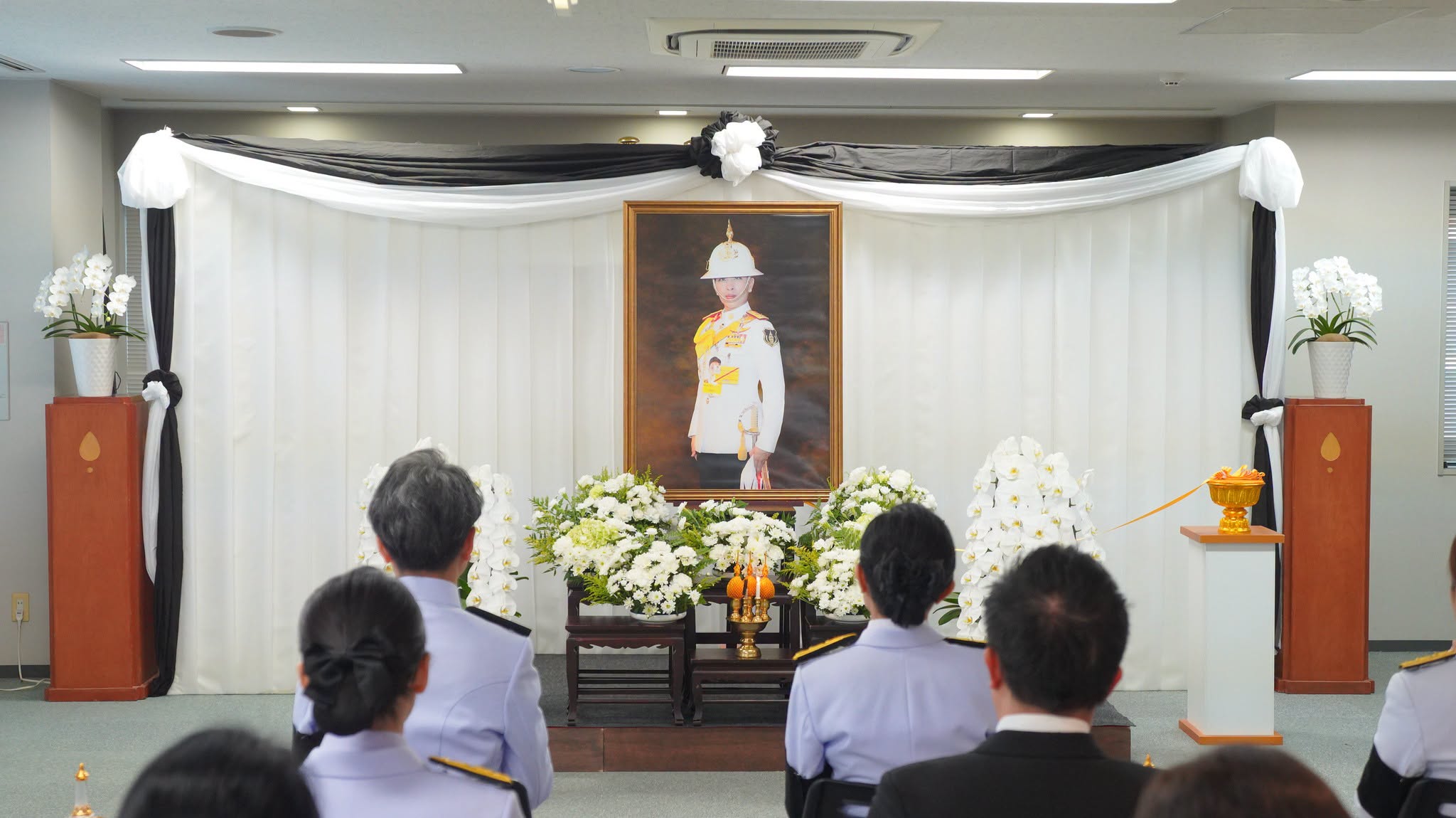 สถานกงสุลใหญ่นครโอซากา จัดพิธีบำเพ็ญกุศลสัตตมวาร ถวายเป็นพระกุศลแด่ เจ้าฟ้าพัชรกิติยาภาฯ