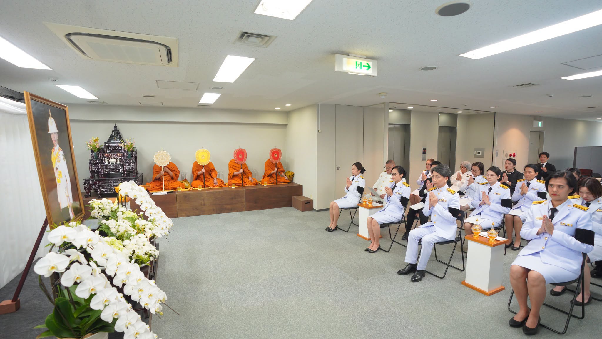 สถานกงสุลใหญ่นครโอซากา จัดพิธีบำเพ็ญกุศลสัตตมวาร ถวายเป็นพระกุศลแด่ เจ้าฟ้าพัชรกิติยาภาฯ