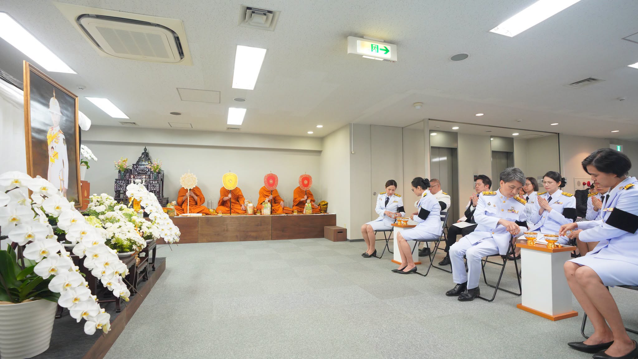 สถานกงสุลใหญ่นครโอซากา จัดพิธีบำเพ็ญกุศลสัตตมวาร ถวายเป็นพระกุศลแด่ เจ้าฟ้าพัชรกิติยาภาฯ