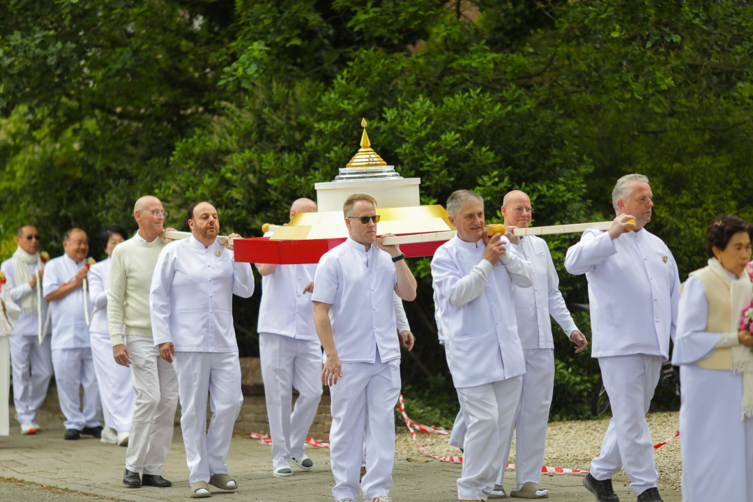 The Enshrinement Ceremony of Buddha Relics at Wat Phradhammakaya Netherlands