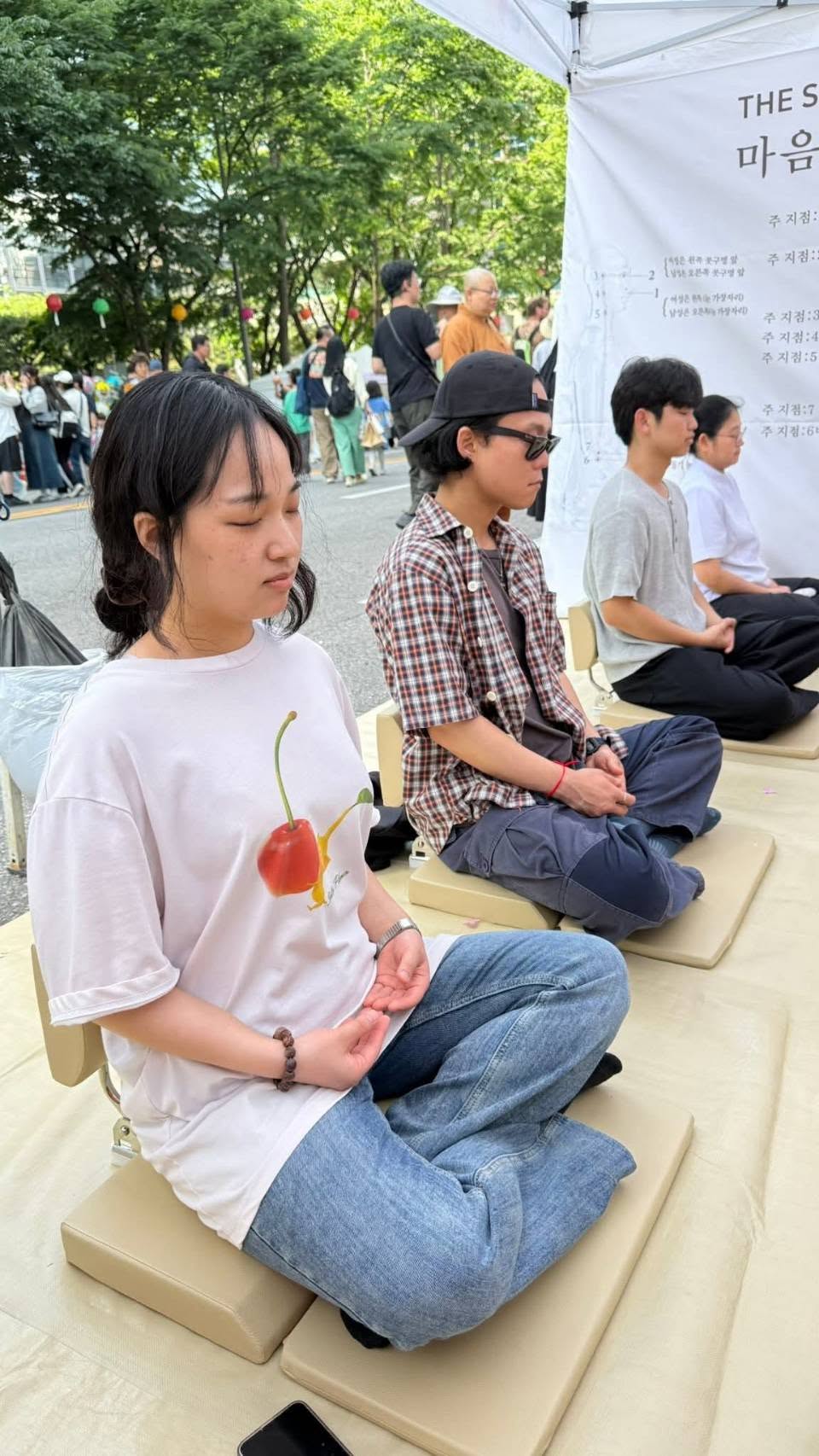 Meditation Training in Vesak Festival of South Korea