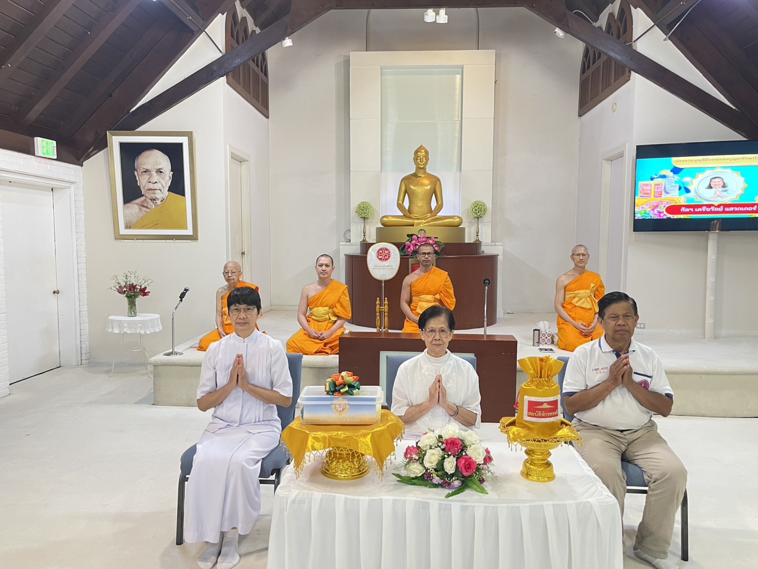 วัดพระธรรมกายชิคาโก จัดกิจกรรมงานบุญวันเสาร์
