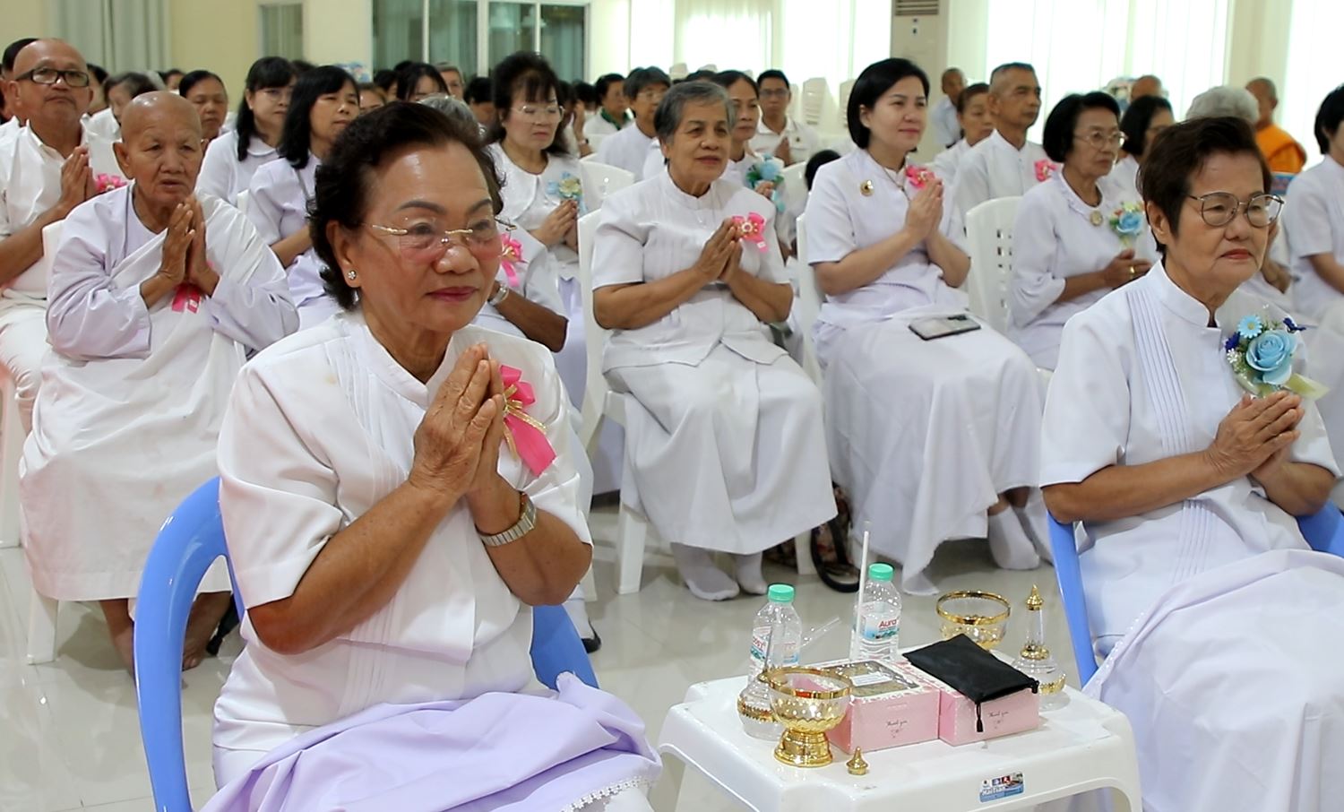 ธรรมอุทยานบ้านแป้ง จังหวัดสิงห์บุรี จัดพิธีทอดผ้าป่าครบรอบ 14 ปี เพื่องานพระพุทธศาสนา