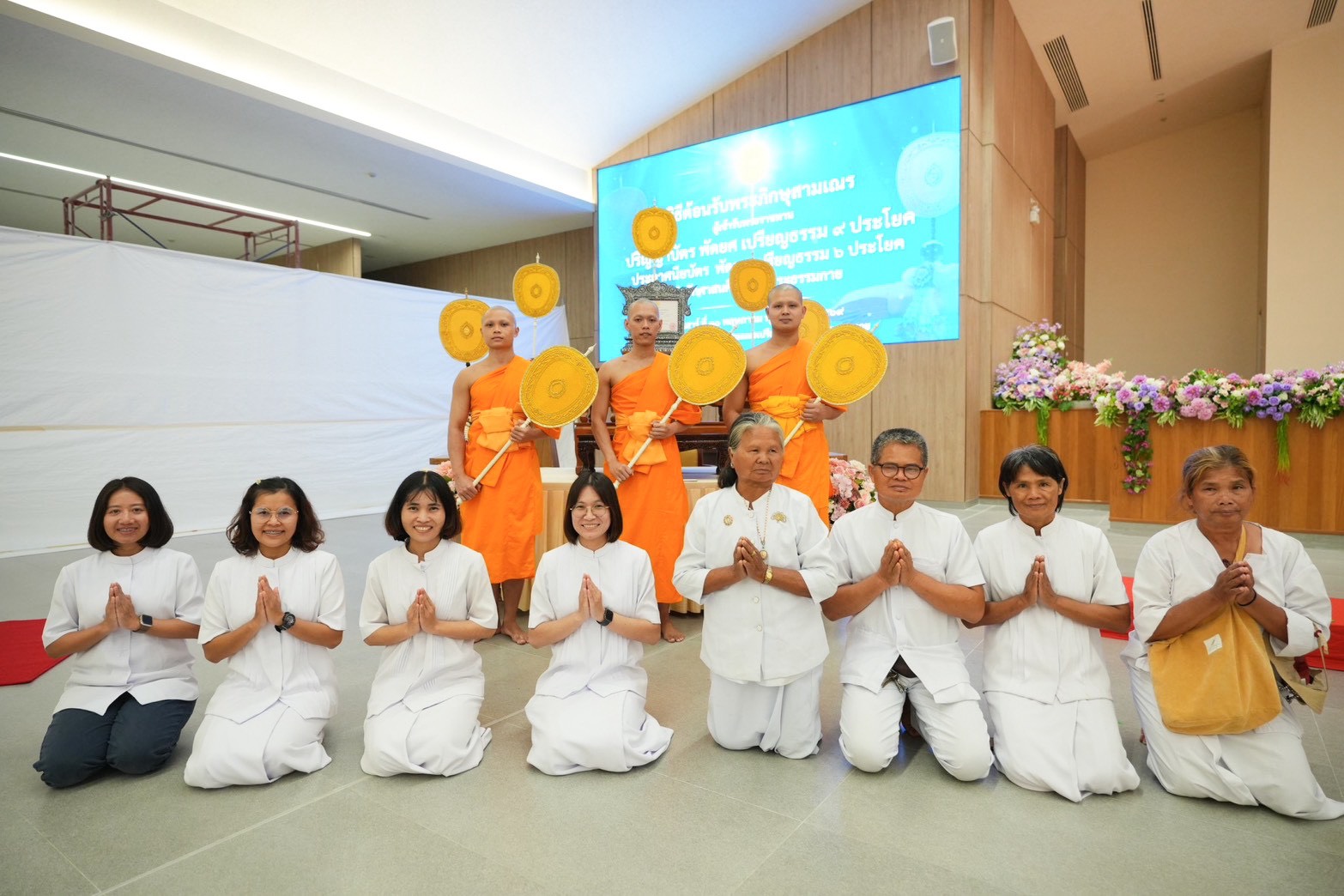The official nomination of the 6th & 9th Pali scholars of Wat Phra Dhammakaya