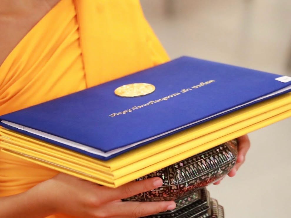 The official nomination of the 6th & 9th Pali scholars of Wat Phra Dhammakaya
