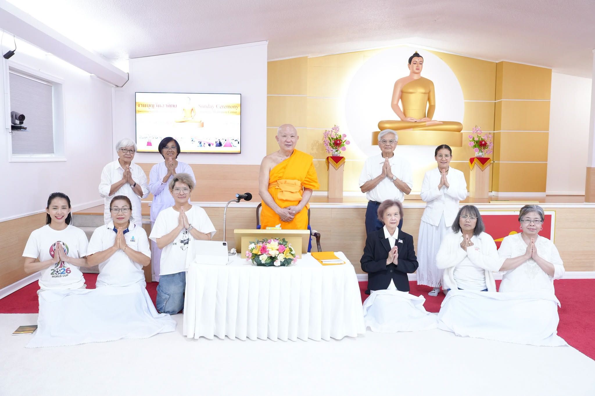 วัดพระธรรมกายจอร์เจีย จัดงานบุญวันอาทิตย์