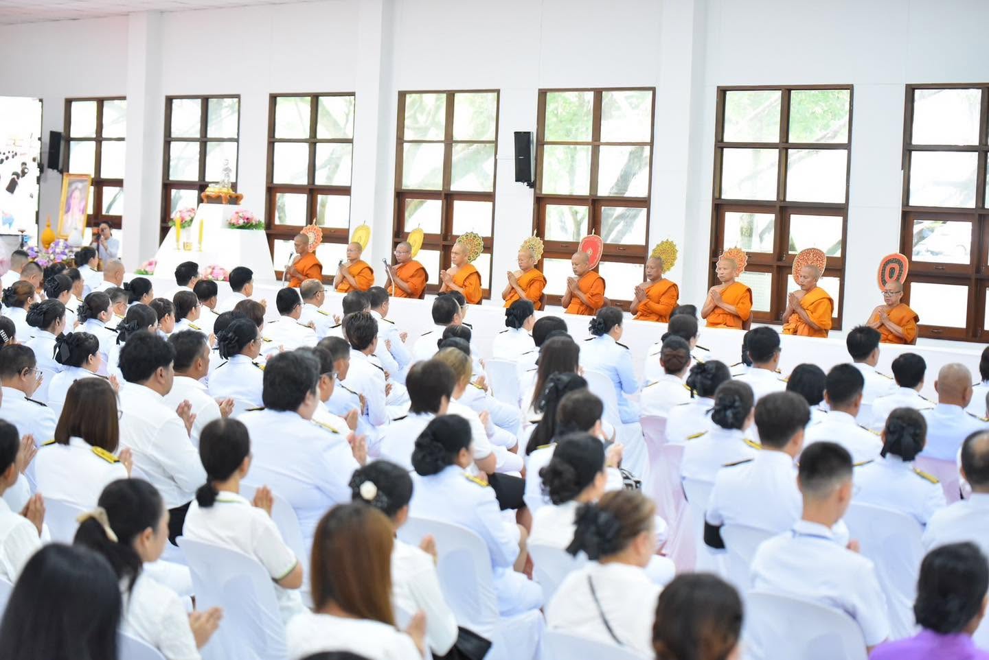 The Celebration of 48th Birthday Anniversary of Queen Suthida at Wat Phra Dhammakaya