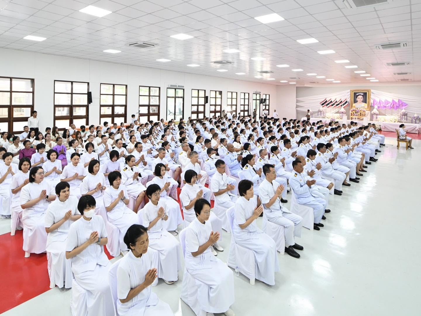 The Celebration of 48th Birthday Anniversary of Queen Suthida at Wat Phra Dhammakaya